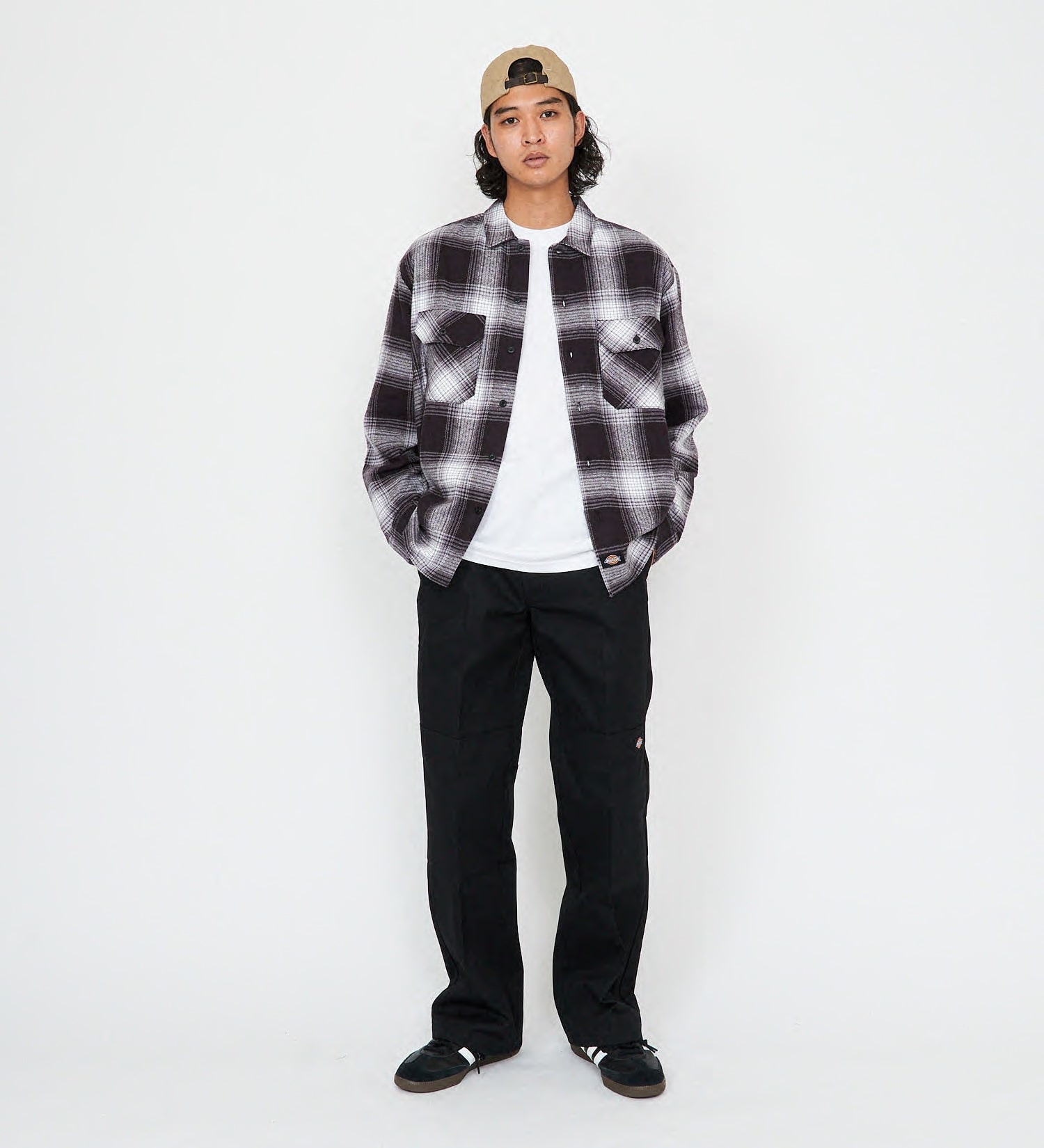 Dickies(ディッキーズ)のチェックフランネルシャツ|トップス/シャツ/ブラウス/メンズ|ブラック系その他
