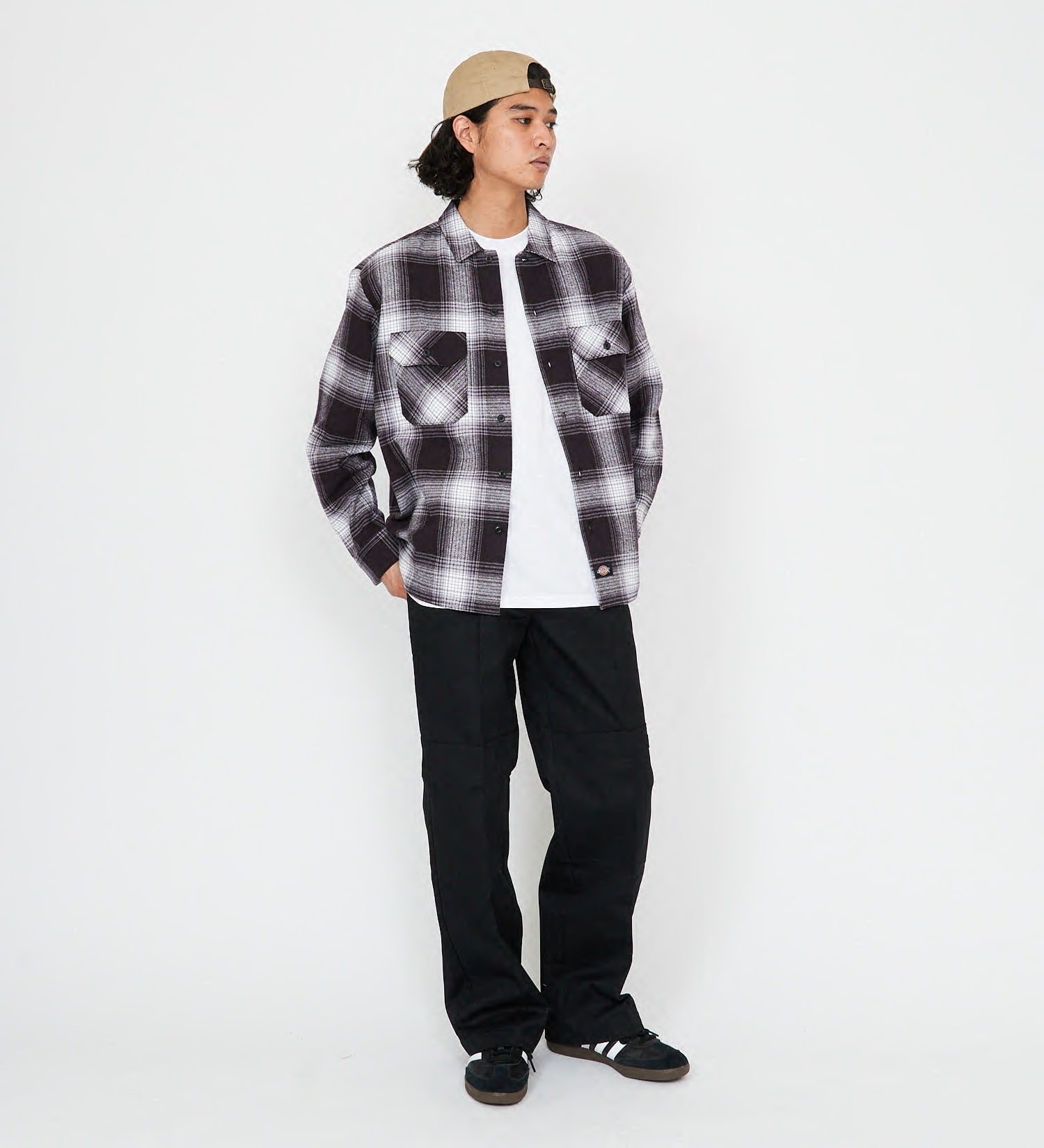 Dickies(ディッキーズ)のチェックフランネルシャツ|トップス/シャツ/ブラウス/メンズ|ブラック系その他