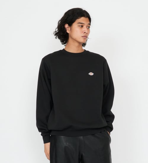 Dickies(ディッキーズ)の刺繍ロゴクルーネックスウェット|トップス/スウェット/メンズ|ブラック