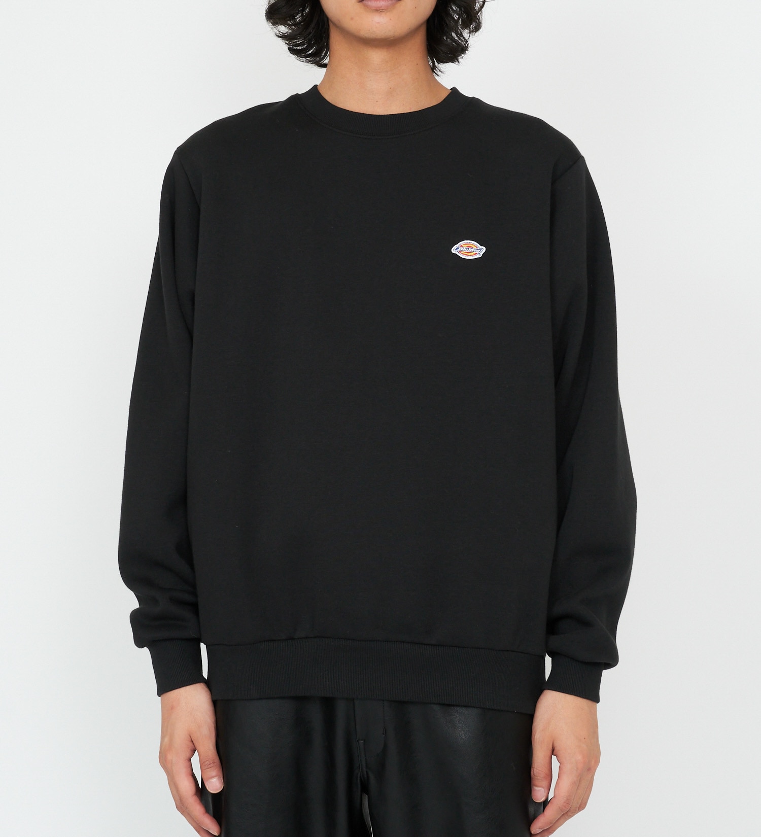 Dickies(ディッキーズ)の刺繍ロゴクルーネックスウェット|トップス/スウェット/メンズ|ブラック