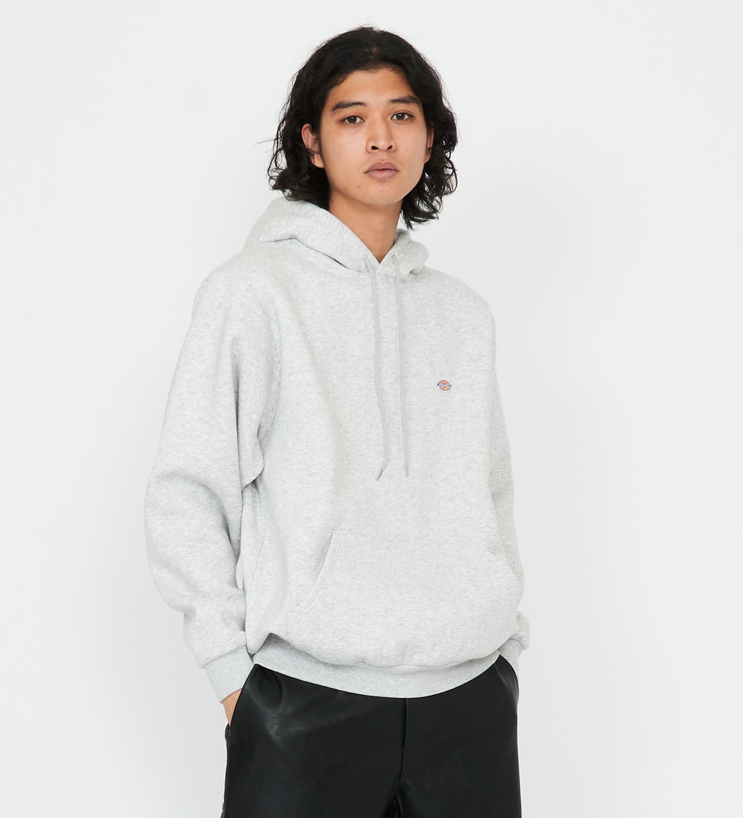 Dickies(ディッキーズ)の刺繍ロゴフーディ|トップス/パーカー/メンズ|ヘザ-グレー