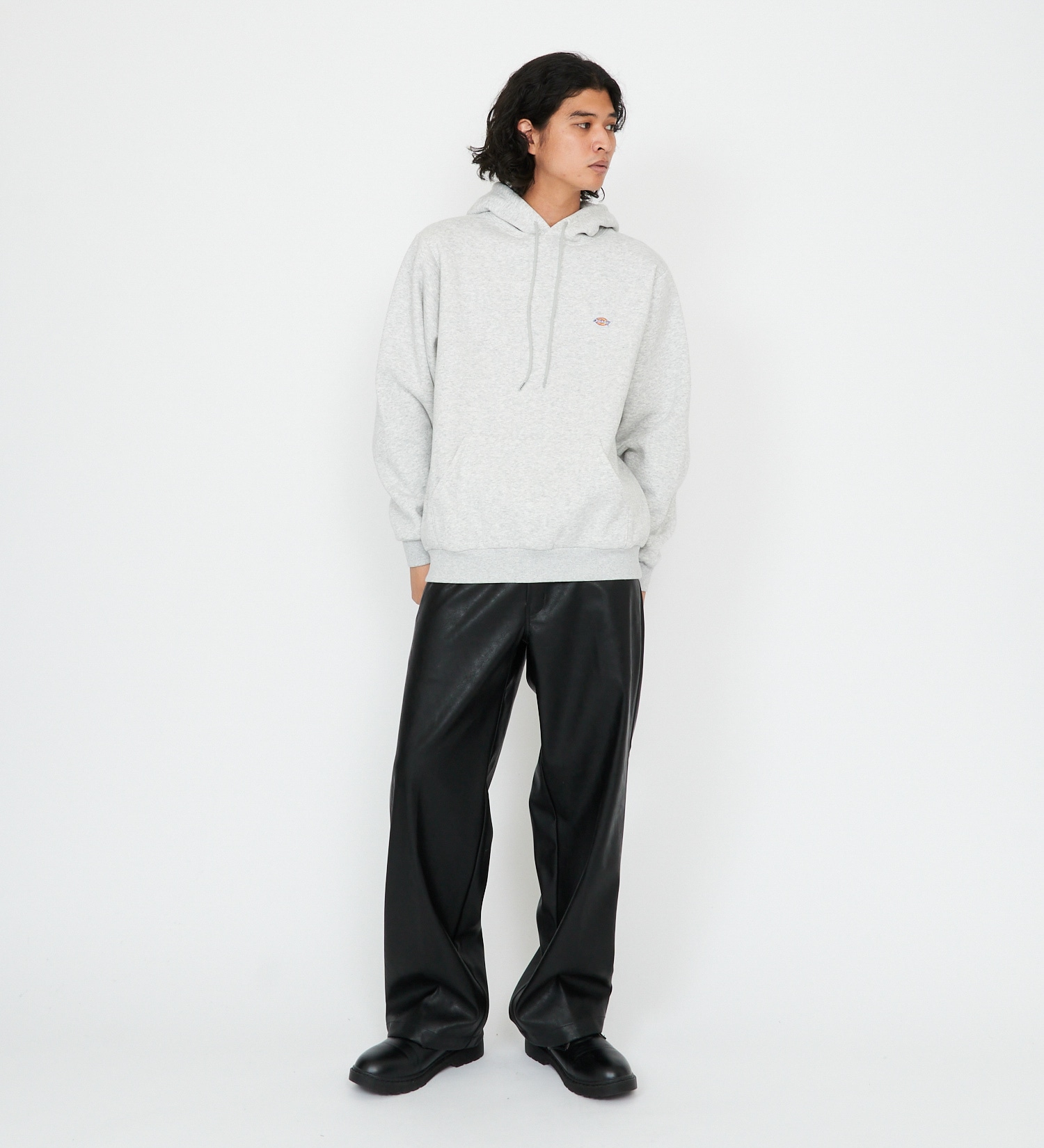 Dickies(ディッキーズ)の刺繍ロゴフーディ|トップス/パーカー/メンズ|ヘザ-グレー