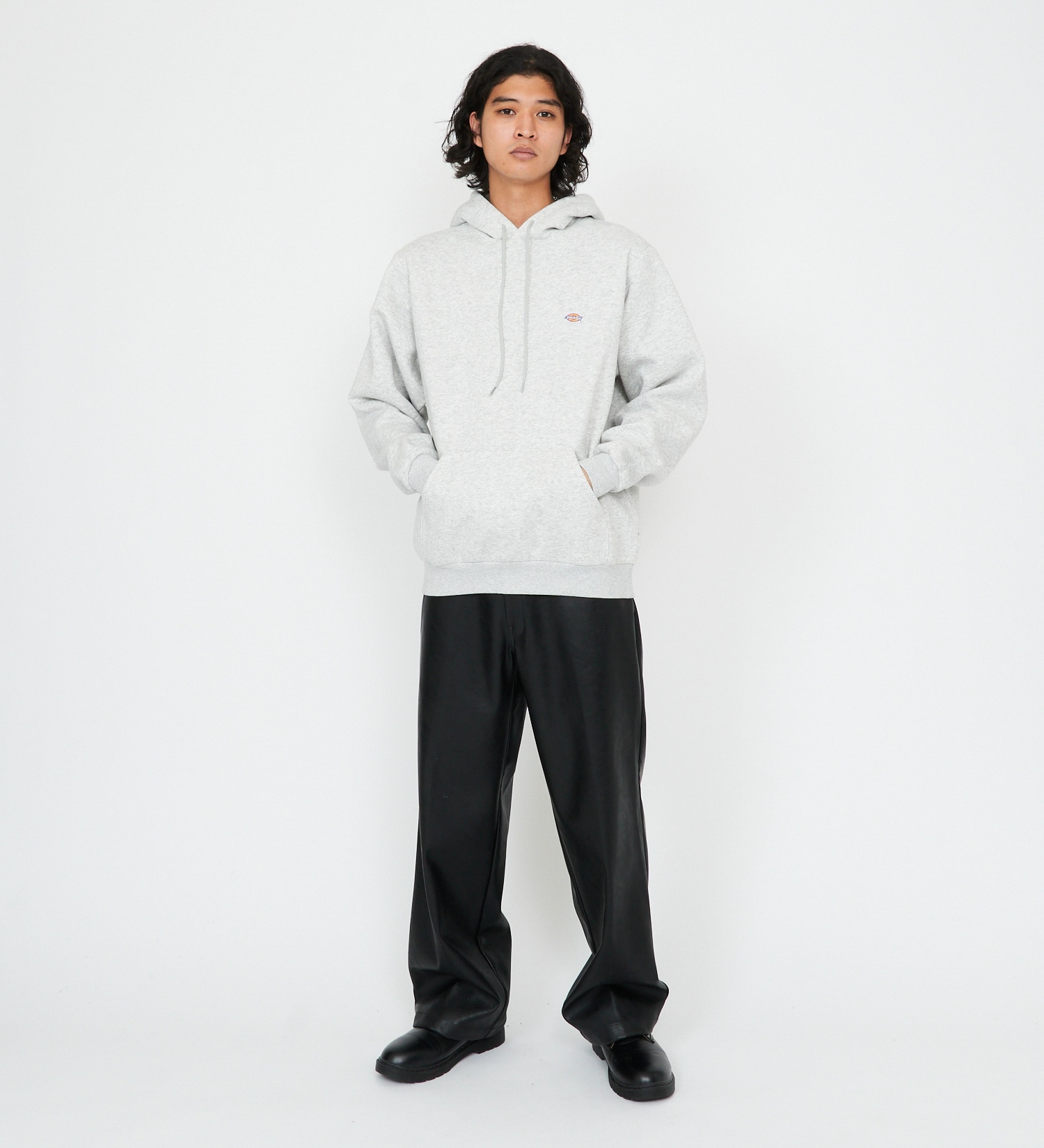 Dickies(ディッキーズ)の刺繍ロゴフーディ|トップス/パーカー/メンズ|ヘザ-グレー