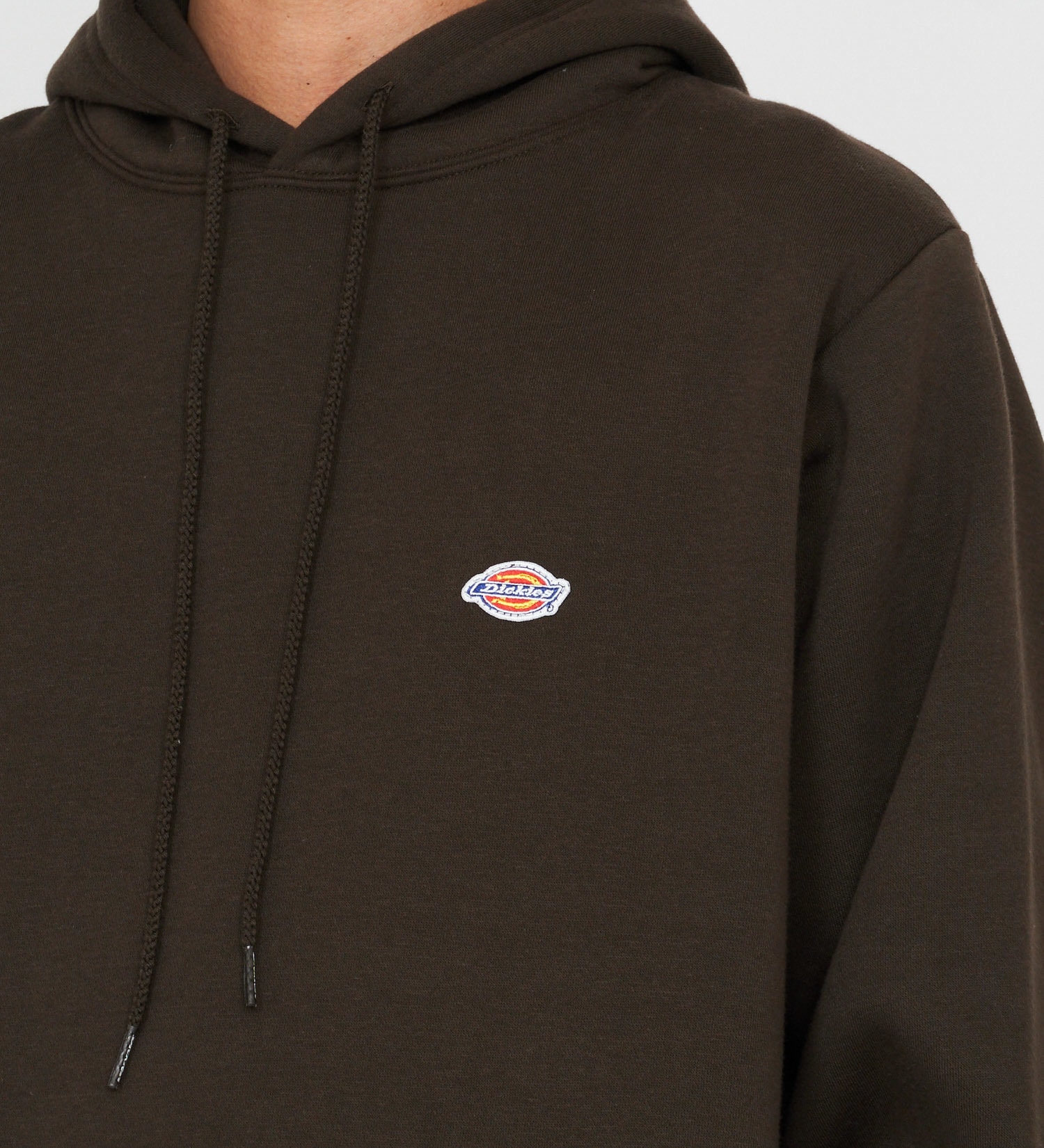 Dickies(ディッキーズ)の刺繍ロゴフーディ|トップス/パーカー/メンズ|ダークブラウン