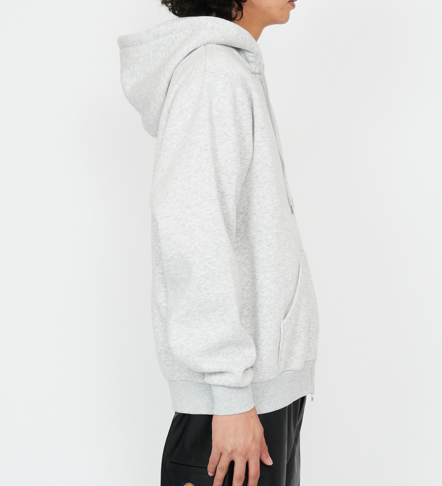 Dickies(ディッキーズ)の刺繍ロゴジップパーカー|トップス/パーカー/メンズ|ヘザ－グレー