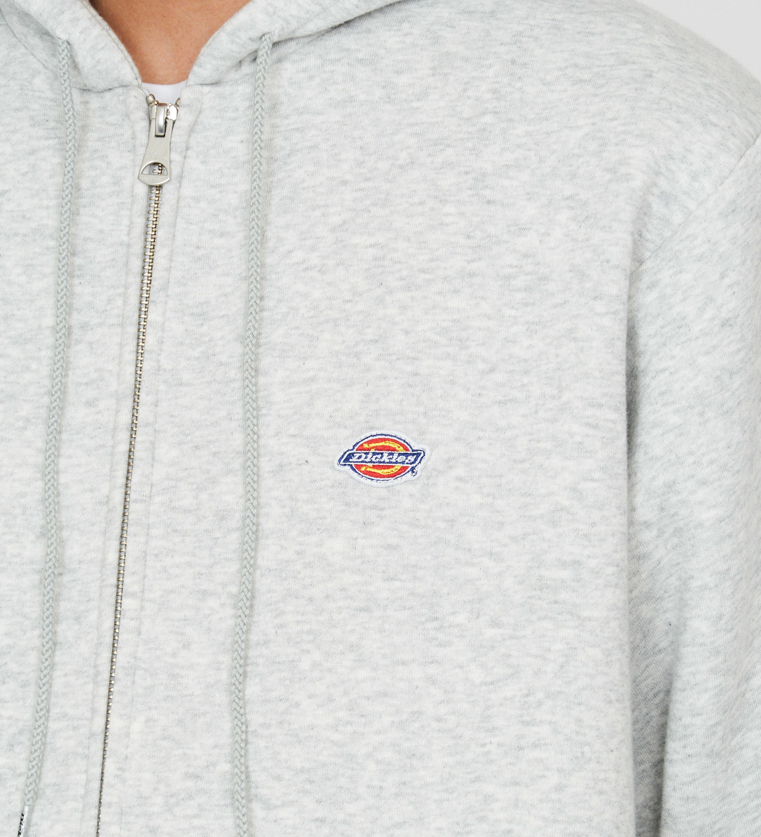 Dickies(ディッキーズ)の刺繍ロゴジップパーカー|トップス/パーカー/メンズ|ヘザ－グレー