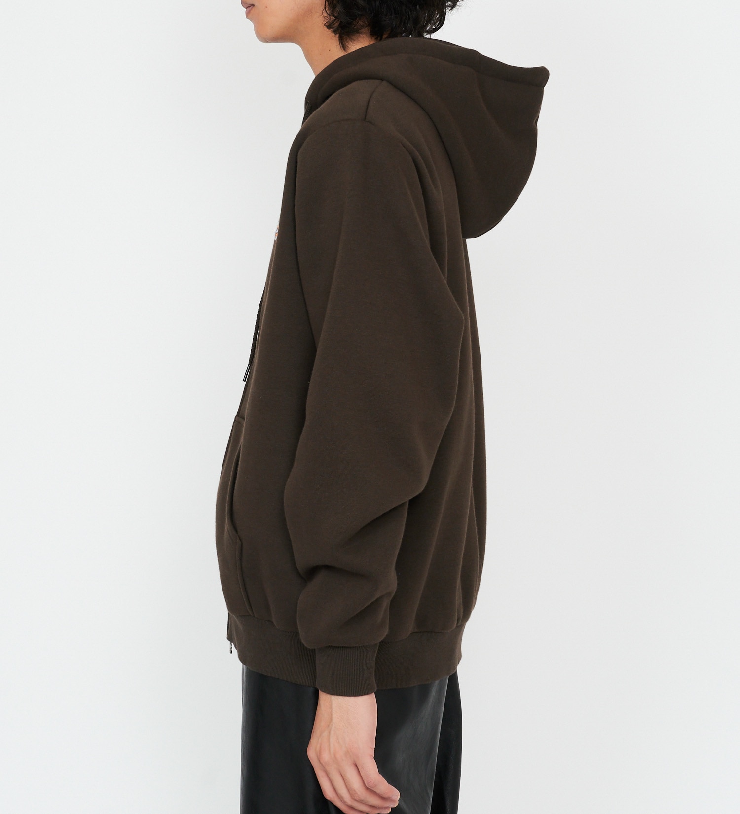 Dickies(ディッキーズ)の刺繍ロゴジップパーカー|トップス/パーカー/メンズ|ダークブラウン