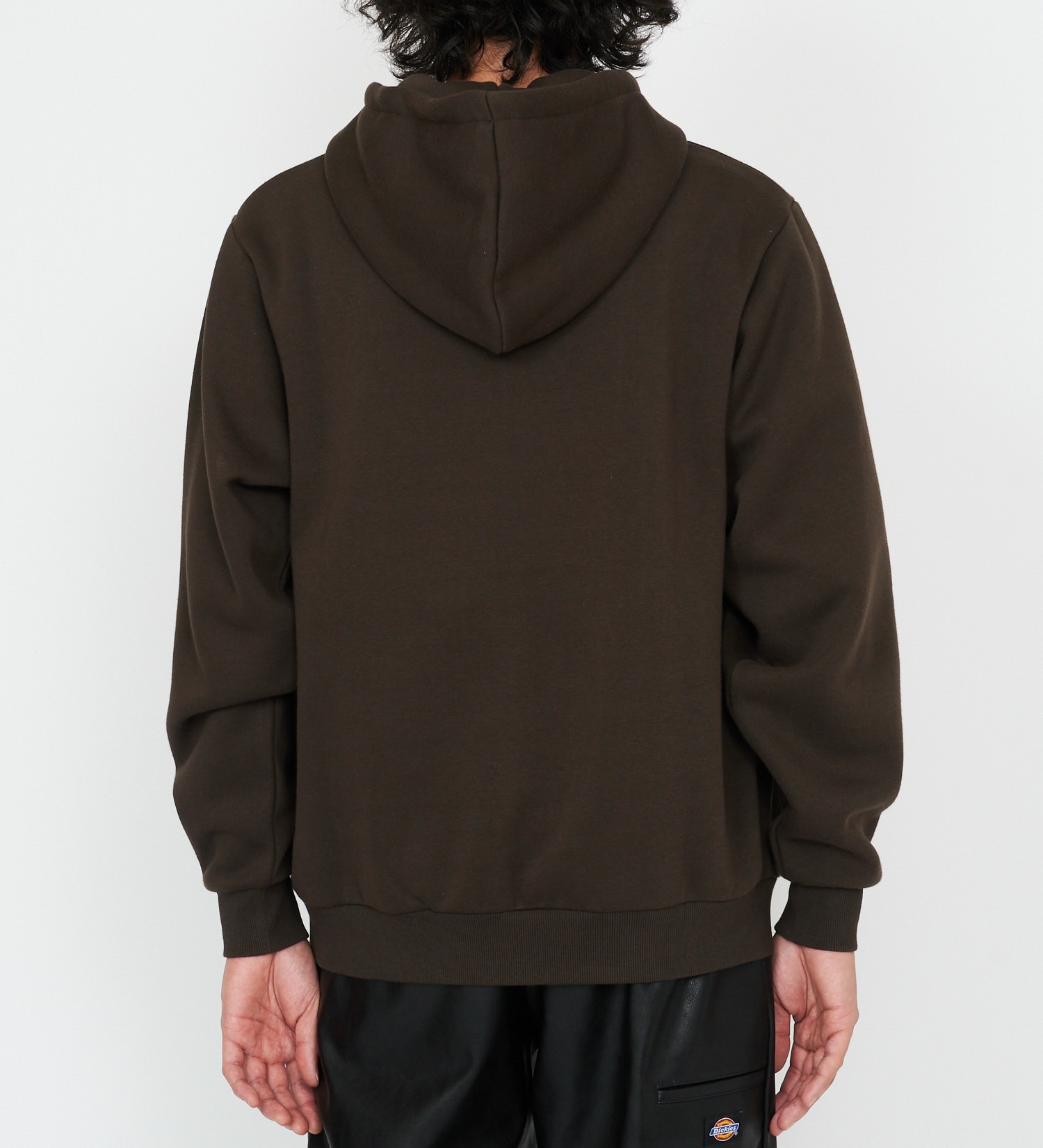 Dickies(ディッキーズ)の刺繍ロゴジップパーカー|トップス/パーカー/メンズ|ダークブラウン
