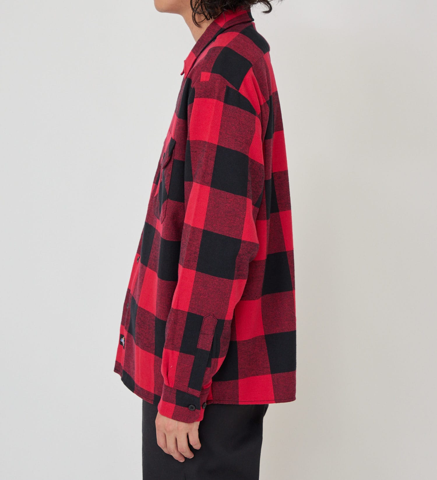 Dickies(ディッキーズ)のブロックチェックフランネルシャツ|トップス/シャツ/ブラウス/メンズ|レッド系その他