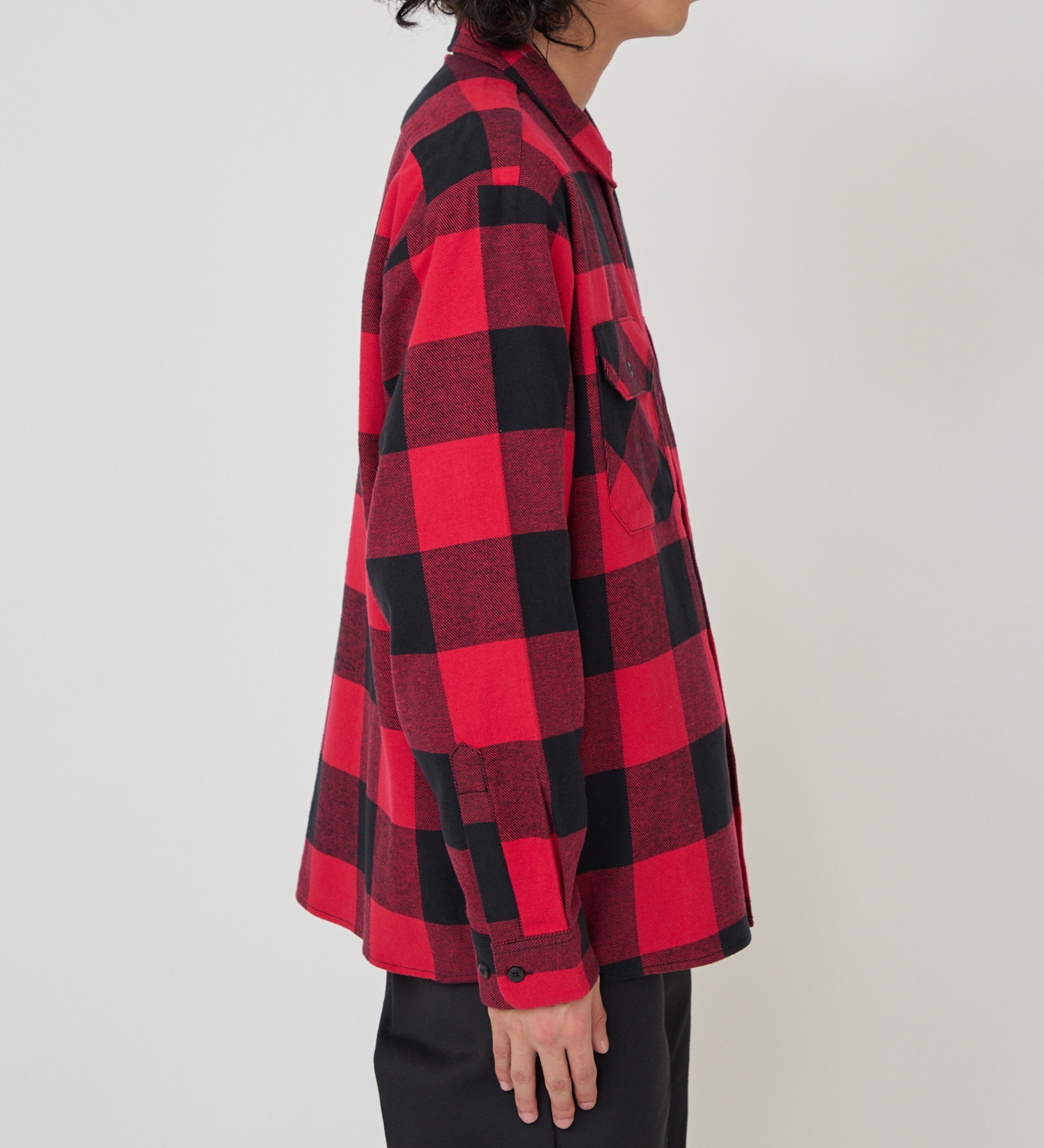 Dickies(ディッキーズ)のブロックチェックフランネルシャツ|トップス/シャツ/ブラウス/メンズ|レッド系その他