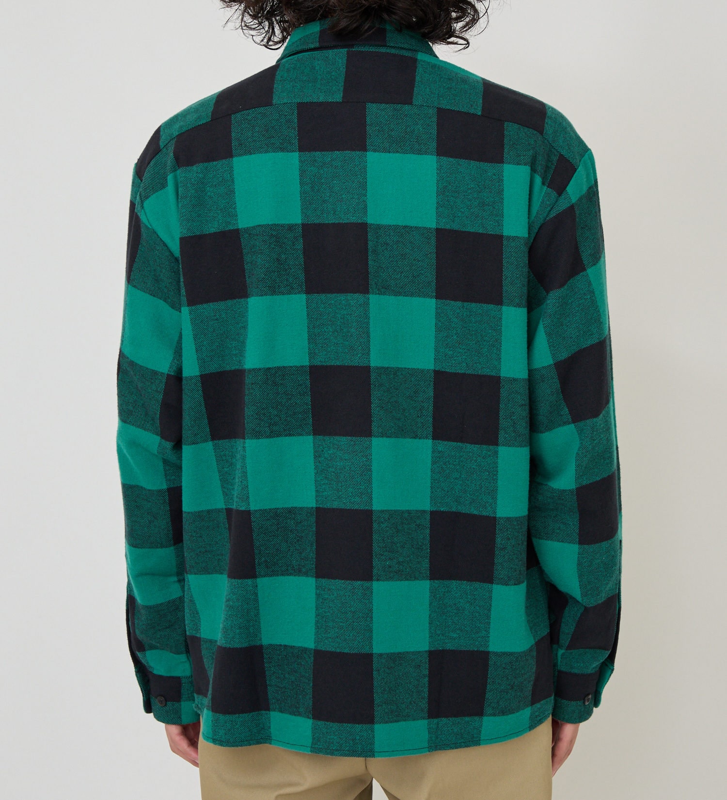 Dickies(ディッキーズ)のブロックチェックフランネルシャツ|トップス/シャツ/ブラウス/メンズ|グリーン系その他