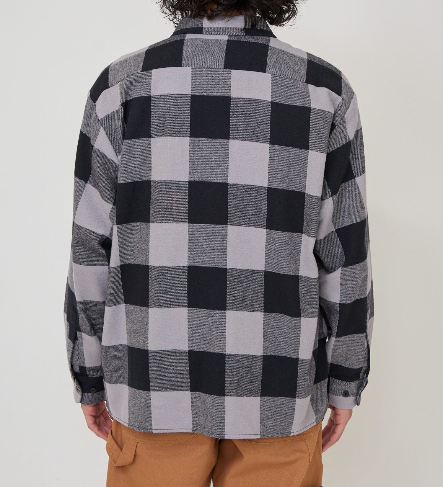 Dickies(ディッキーズ)のブロックチェックフランネルシャツ|トップス/シャツ/ブラウス/メンズ|グレー系その他