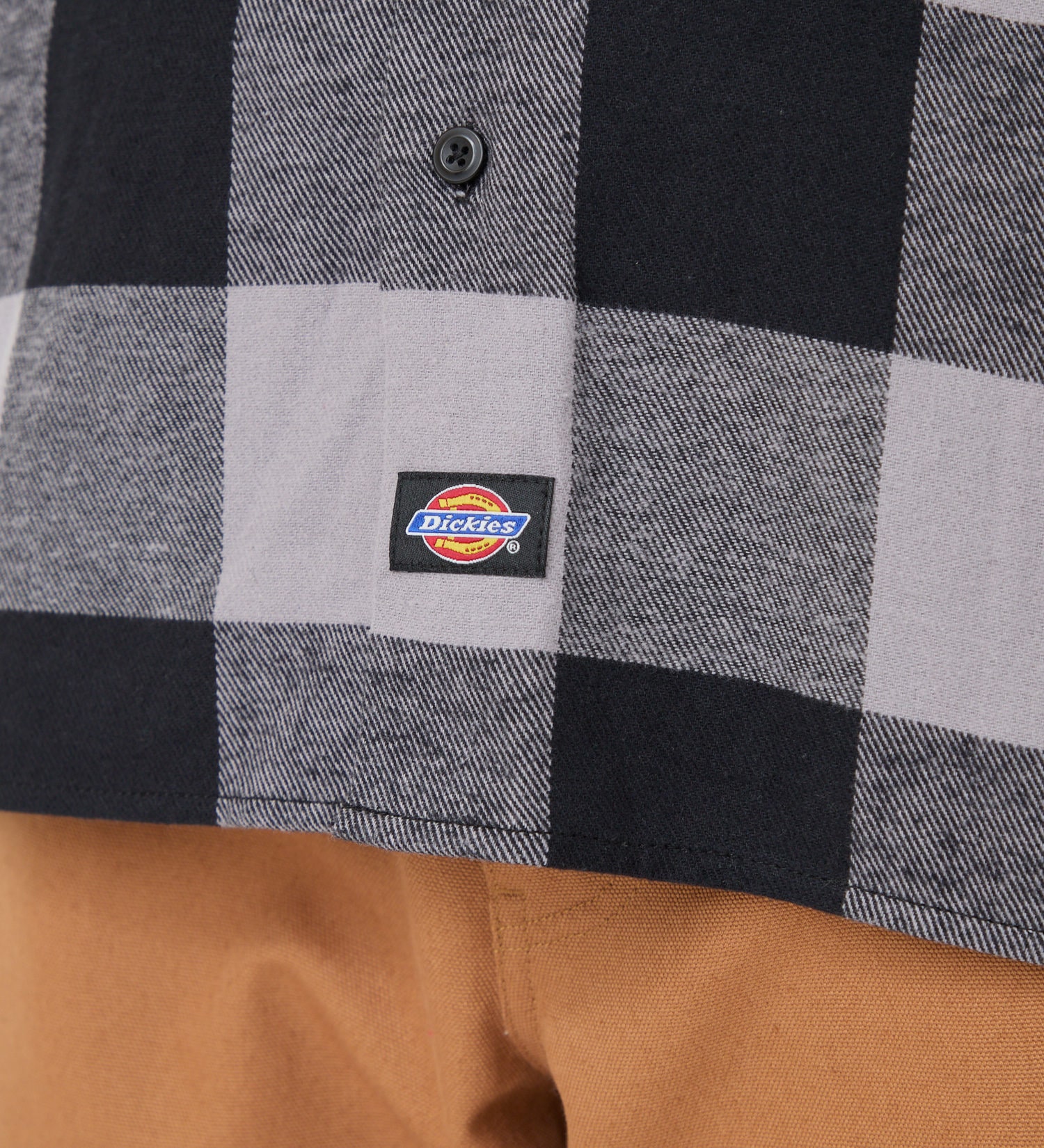 Dickies(ディッキーズ)のブロックチェックフランネルシャツ|トップス/シャツ/ブラウス/メンズ|グレー系その他
