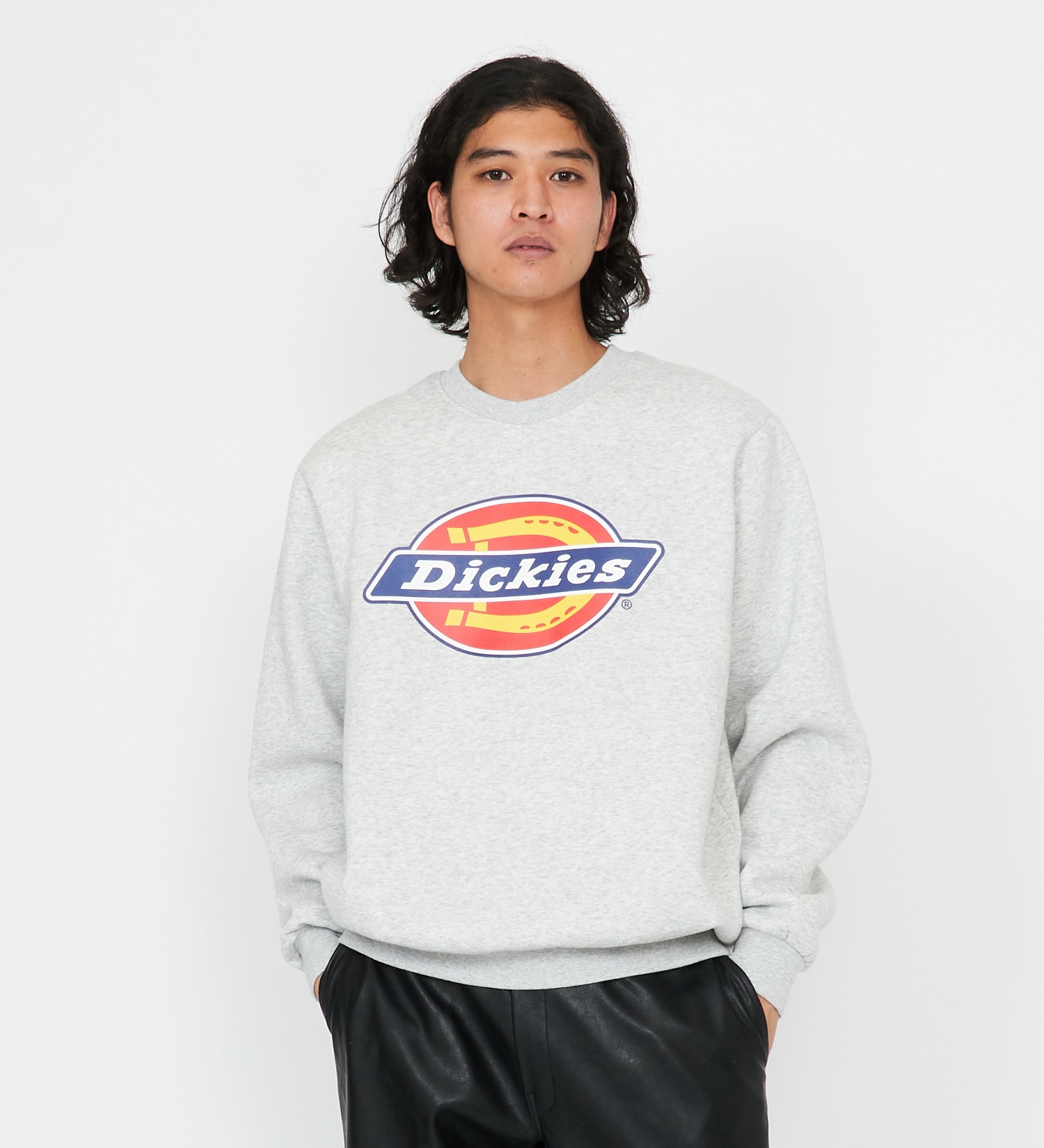 Dickies(ディッキーズ)のロゴクルーネックスウェット|トップス/スウェット/メンズ|ヘザ－グレー
