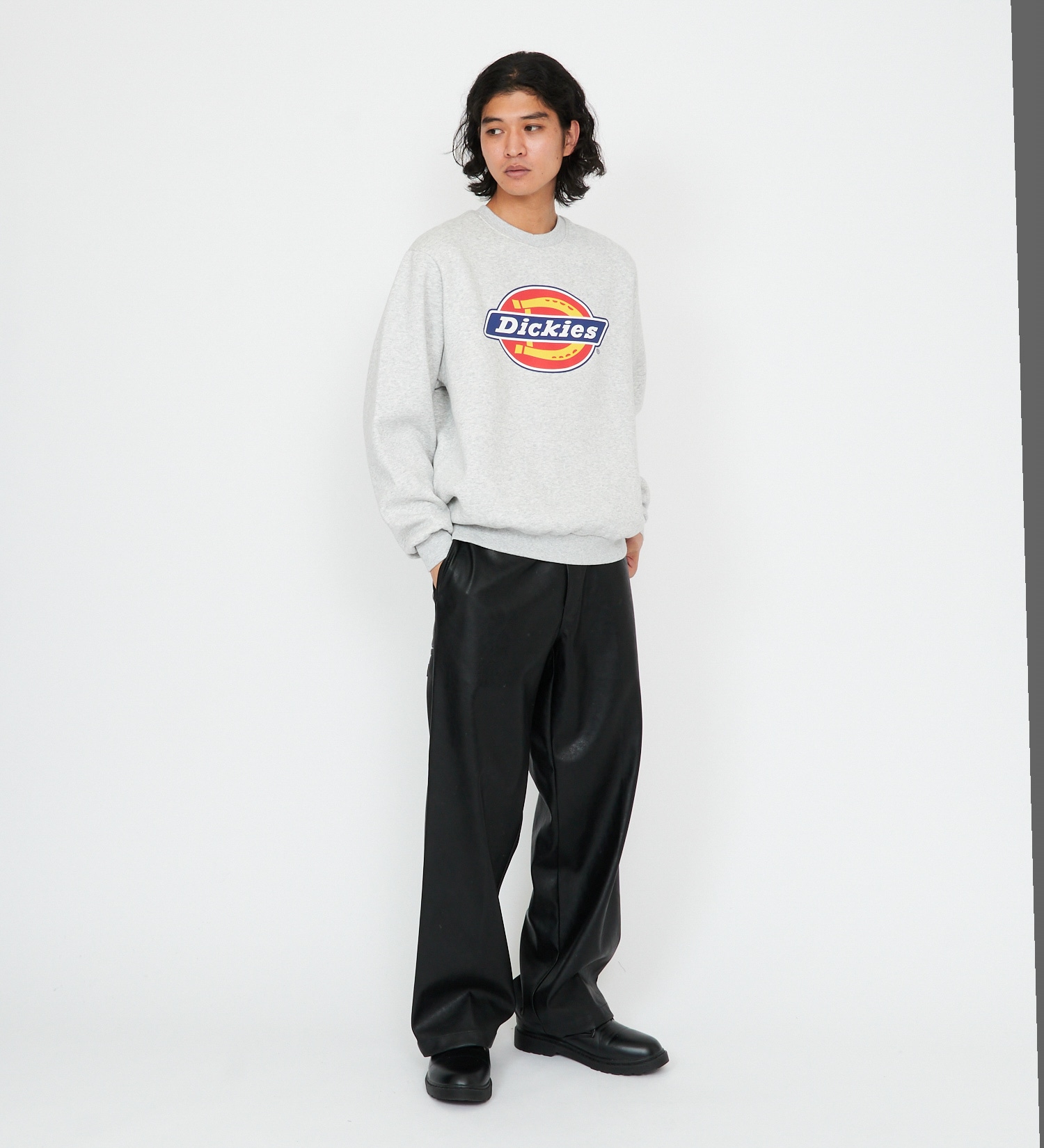 Dickies(ディッキーズ)のロゴクルーネックスウェット|トップス/スウェット/メンズ|ヘザ－グレー