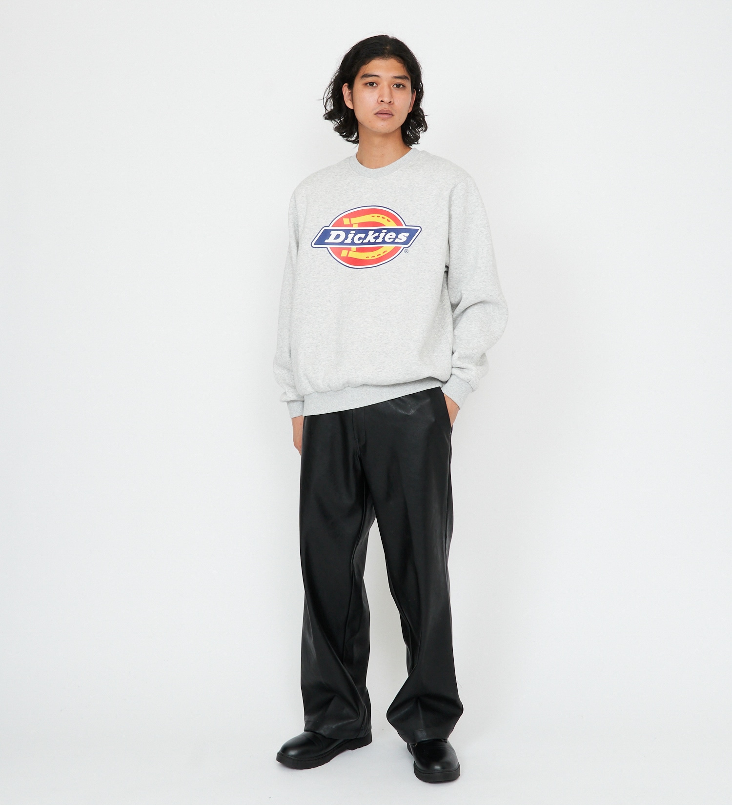 Dickies(ディッキーズ)のロゴクルーネックスウェット|トップス/スウェット/メンズ|ヘザ－グレー