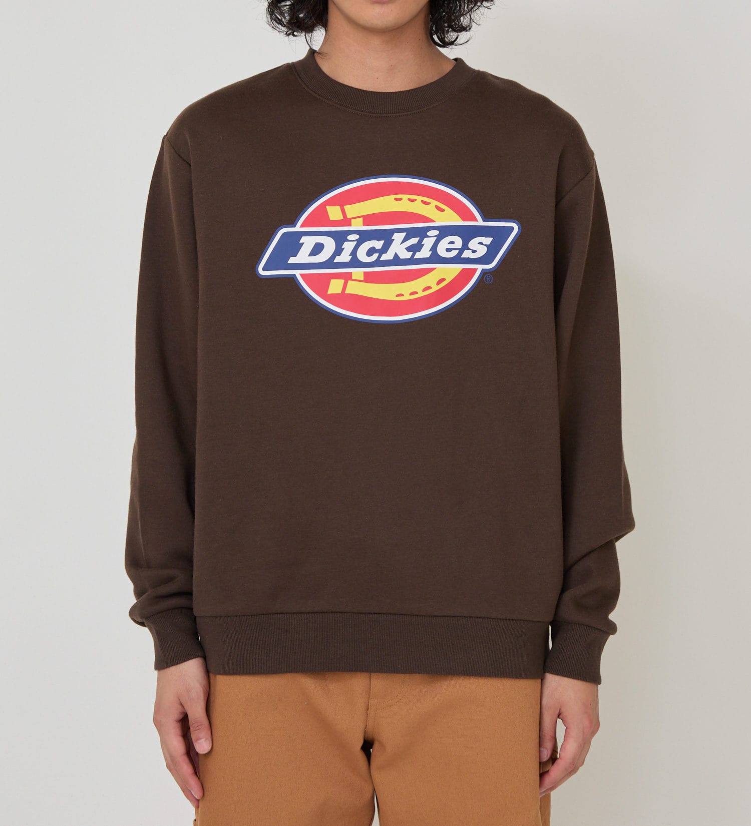 Dickies(ディッキーズ)のロゴクルーネックスウェット|トップス/スウェット/メンズ|ダークブラウン