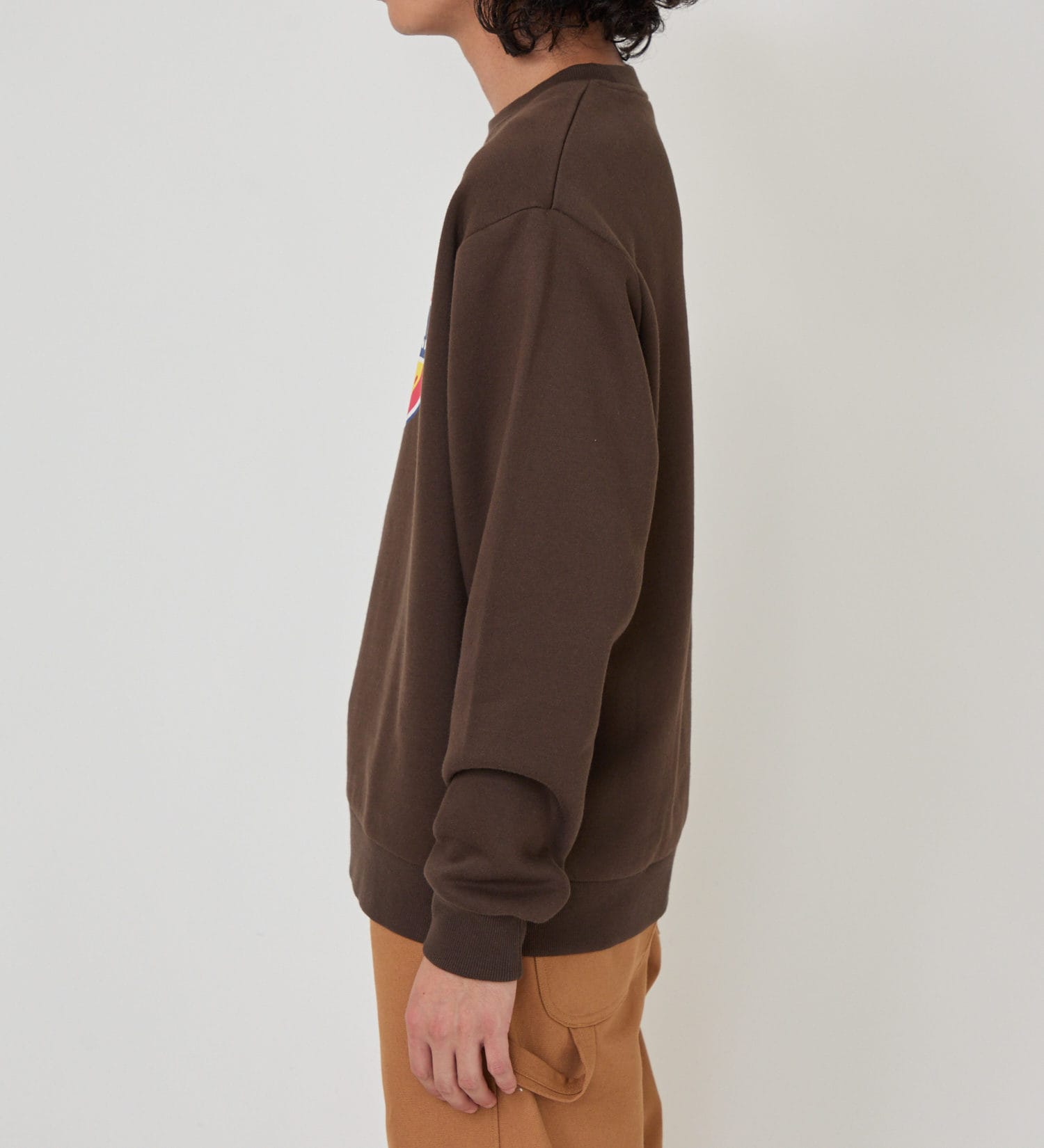 Dickies(ディッキーズ)のロゴクルーネックスウェット|トップス/スウェット/メンズ|ダークブラウン