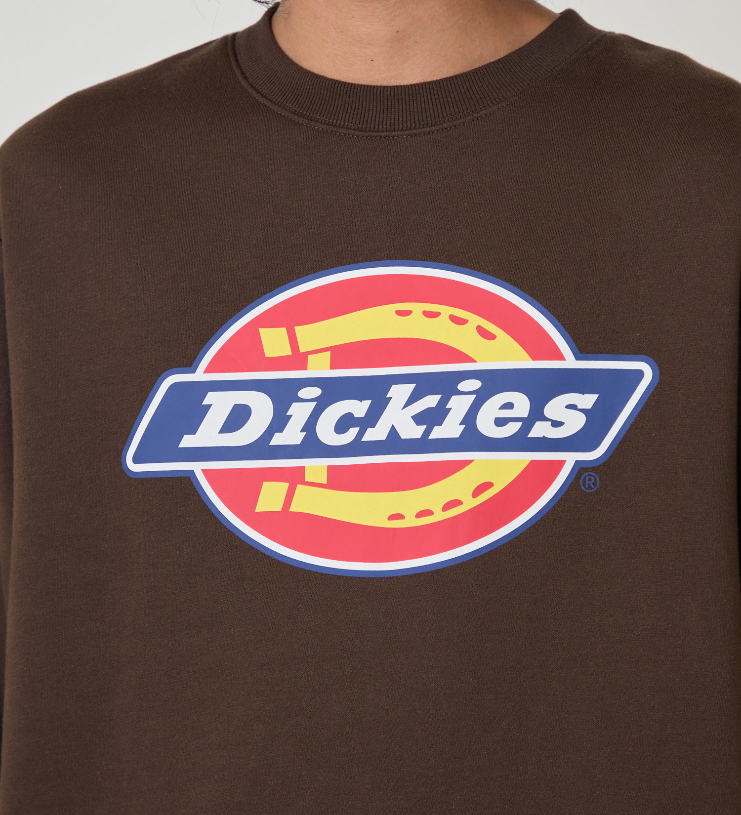 Dickies(ディッキーズ)のロゴクルーネックスウェット|トップス/スウェット/メンズ|ダークブラウン
