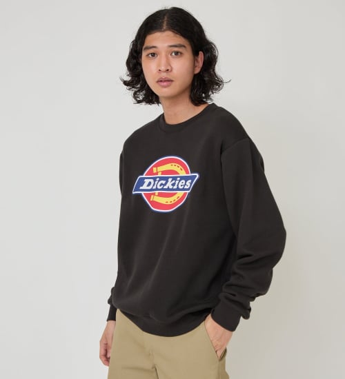Dickies(ディッキーズ)のロゴクルーネックスウェット|トップス/スウェット/メンズ|ブラック