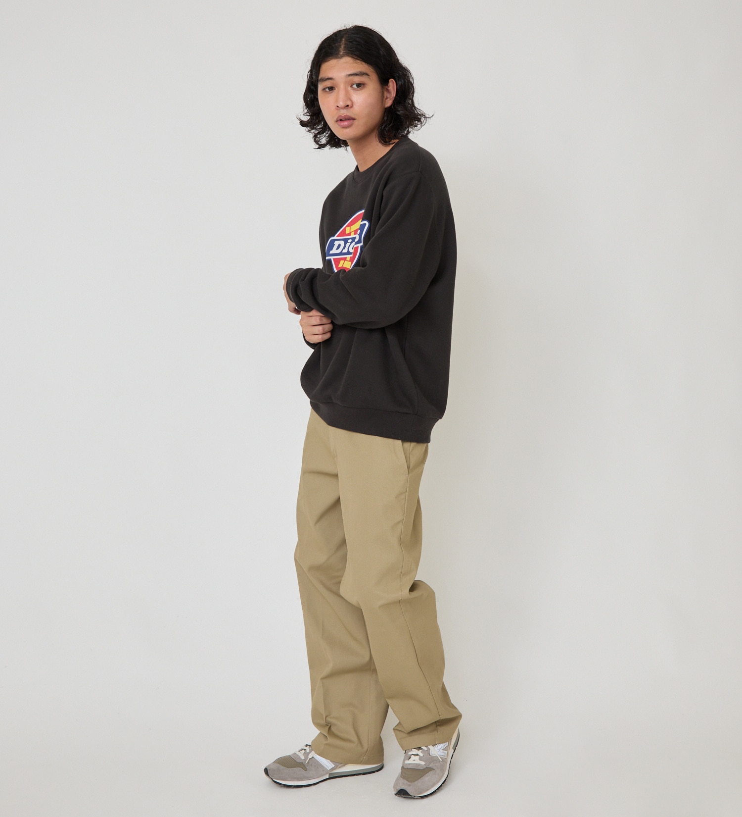 Dickies(ディッキーズ)のロゴクルーネックスウェット|トップス/スウェット/メンズ|ブラック