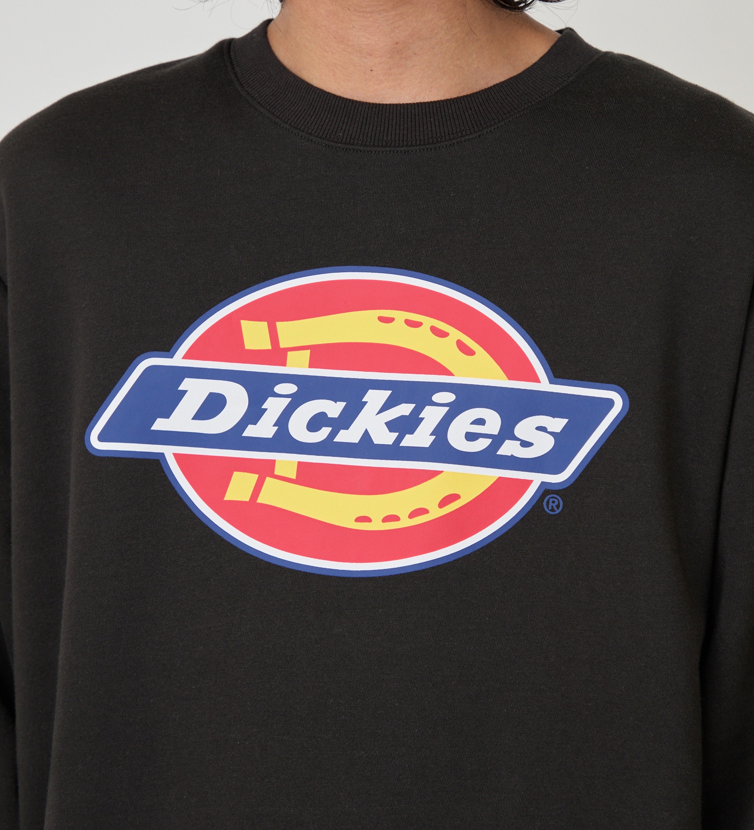 Dickies(ディッキーズ)のロゴクルーネックスウェット|トップス/スウェット/メンズ|ブラック