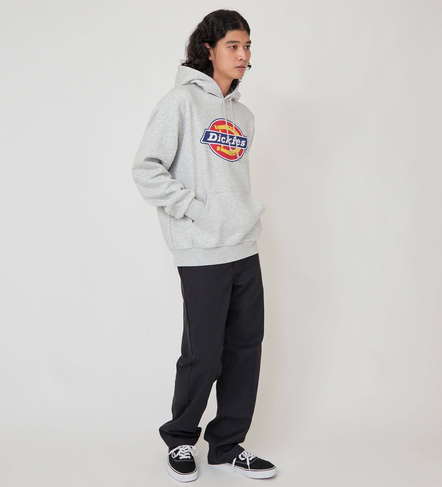 Dickies(ディッキーズ)のロゴフーディ|トップス/パーカー/メンズ|ヘザ－グレー