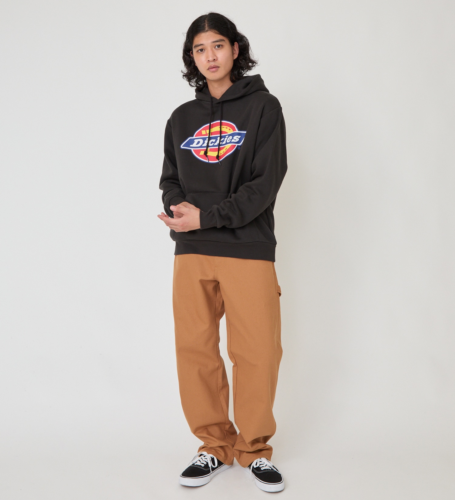Dickies(ディッキーズ)のロゴフーディ|トップス/パーカー/メンズ|ブラック