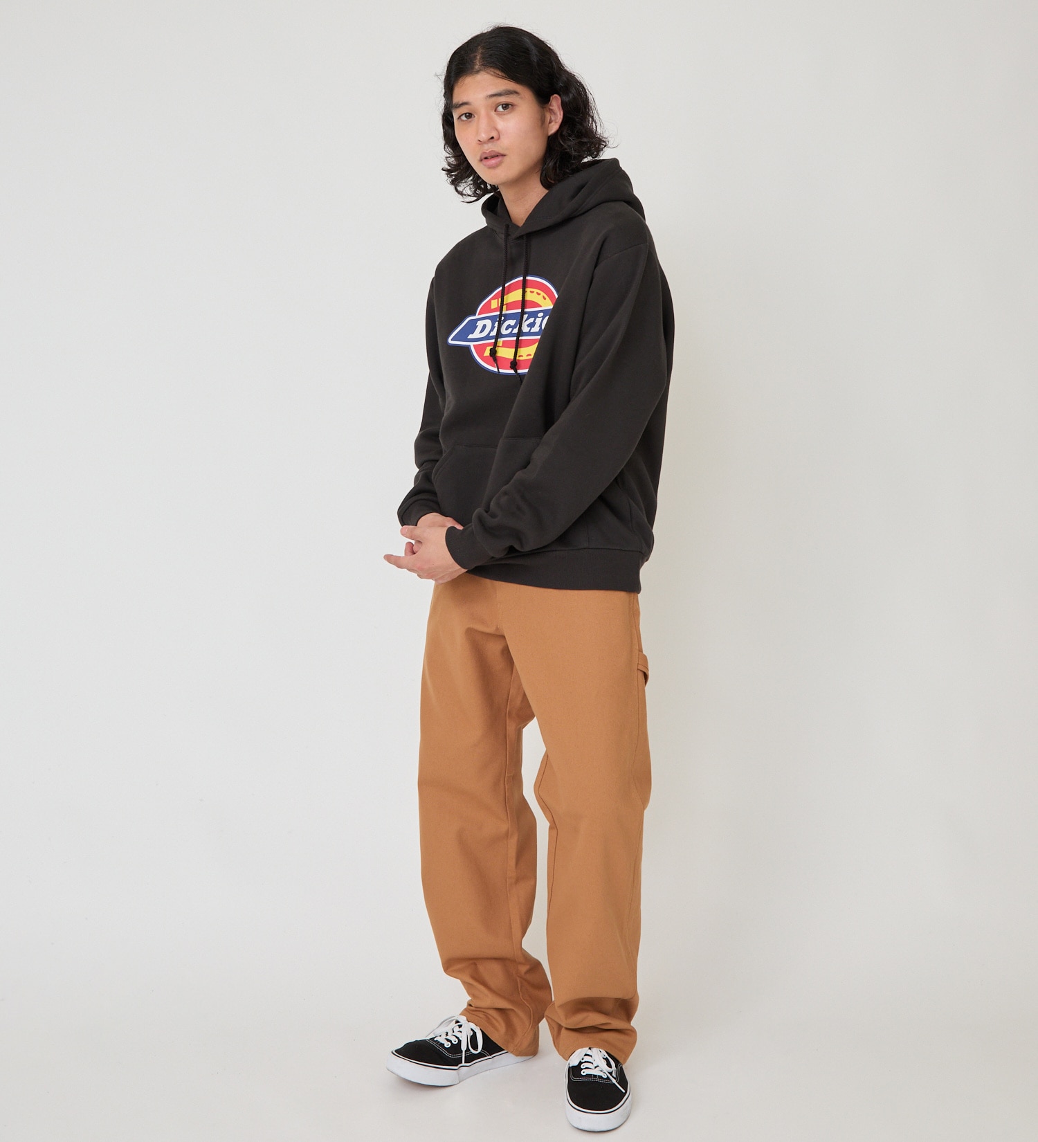 Dickies(ディッキーズ)のロゴフーディ|トップス/パーカー/メンズ|ブラック