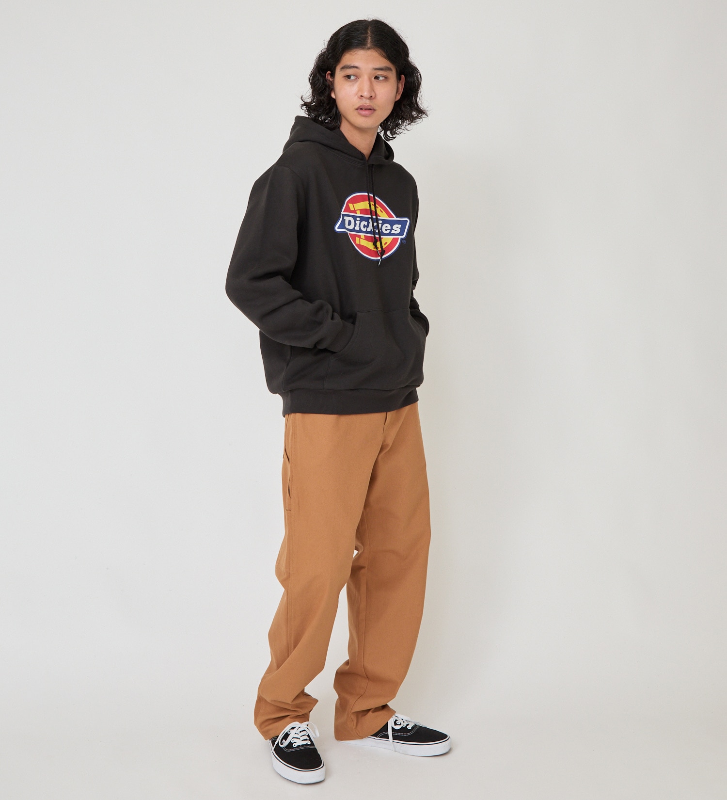 Dickies(ディッキーズ)のロゴフーディ|トップス/パーカー/メンズ|ブラック