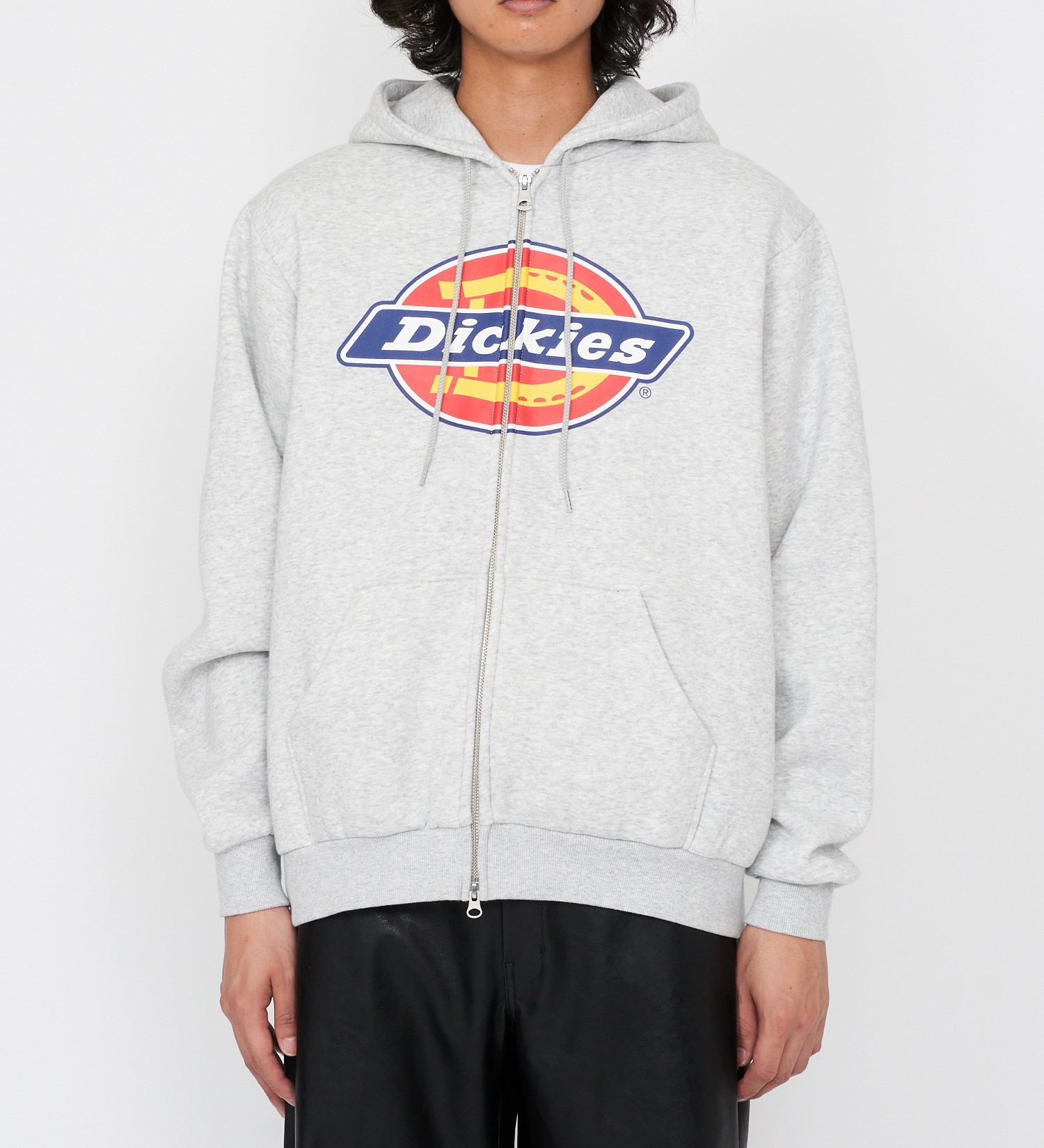 Dickies(ディッキーズ)のロゴジップアップフーディ|トップス/パーカー/メンズ|ヘザ-グレー