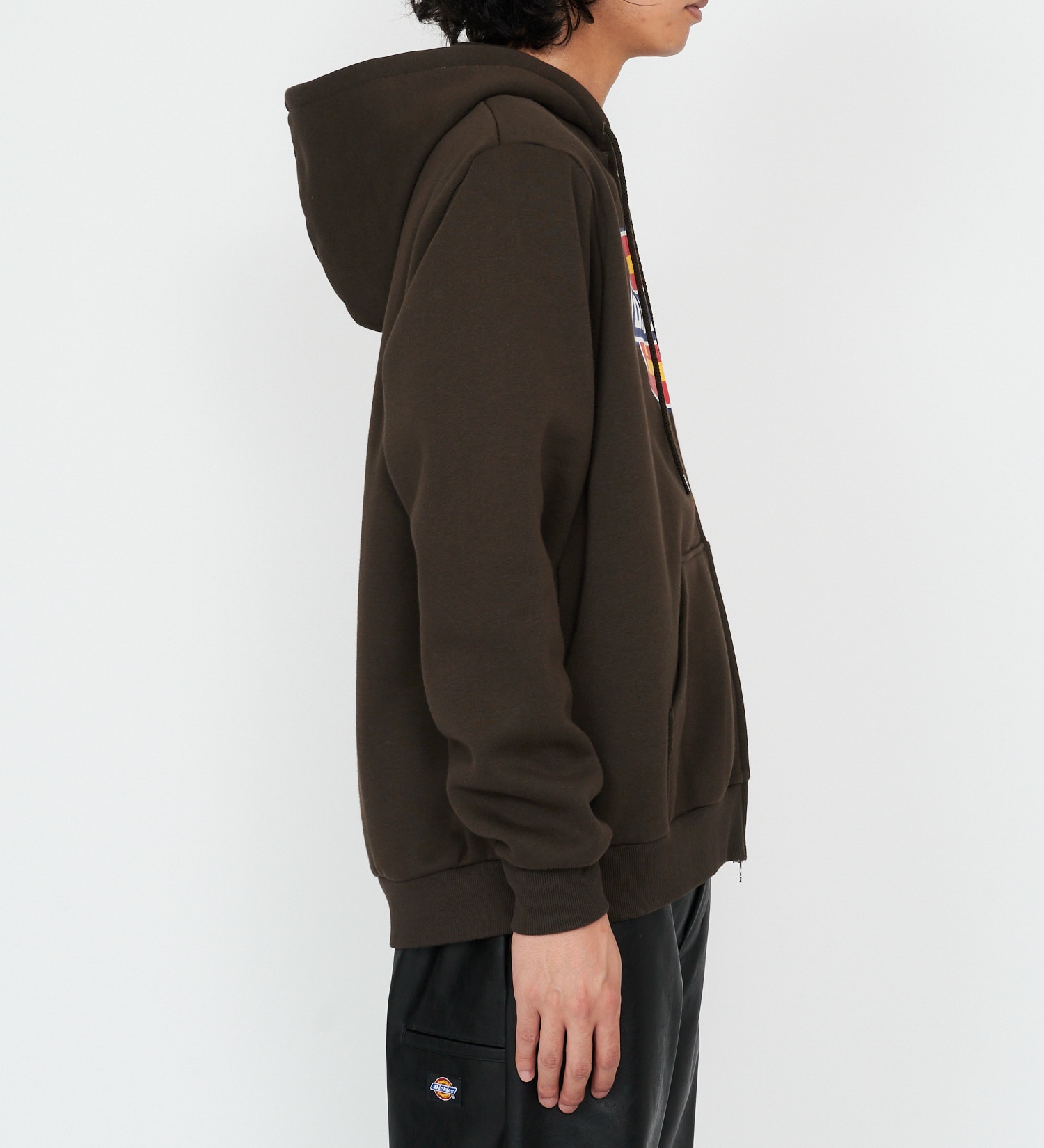 Dickies(ディッキーズ)のロゴジップアップフーディ|トップス/パーカー/メンズ|ダークブラウン
