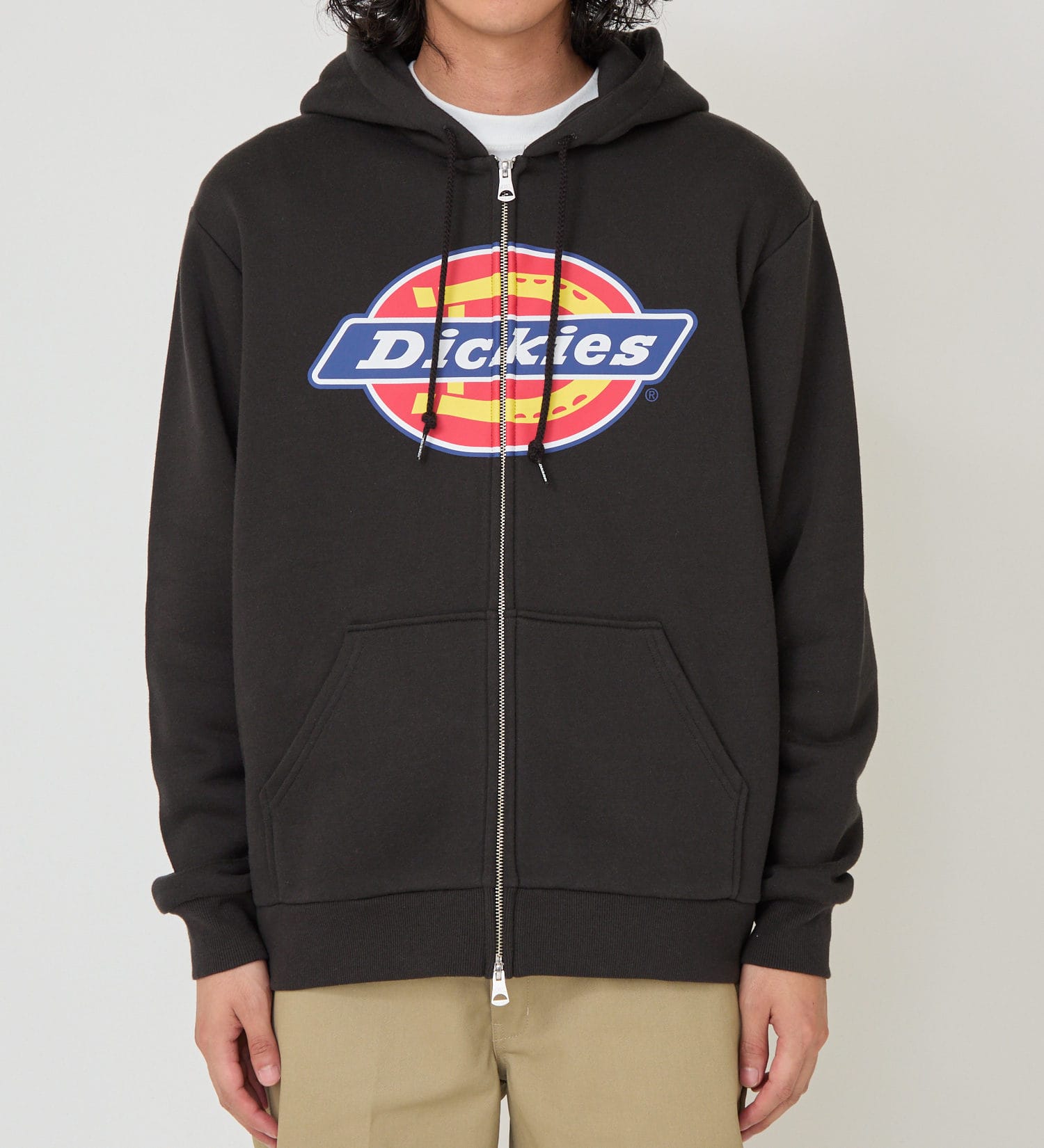 Dickies(ディッキーズ)のロゴジップアップフーディ|トップス/パーカー/メンズ|ブラック