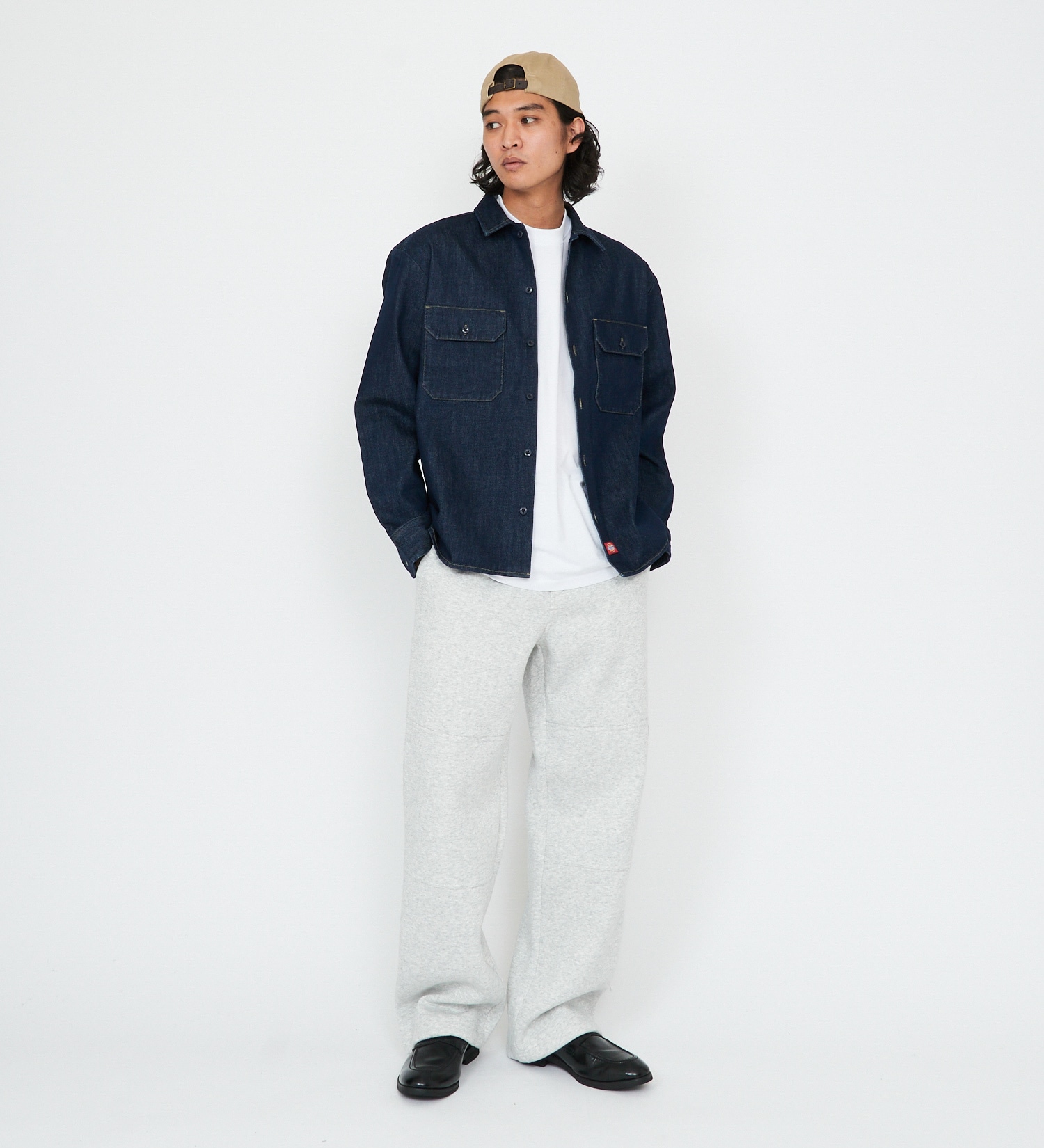 Dickies(ディッキーズ)のスウェットダブルニーワークパンツ|パンツ/パンツ/メンズ|ヘザ－グレー
