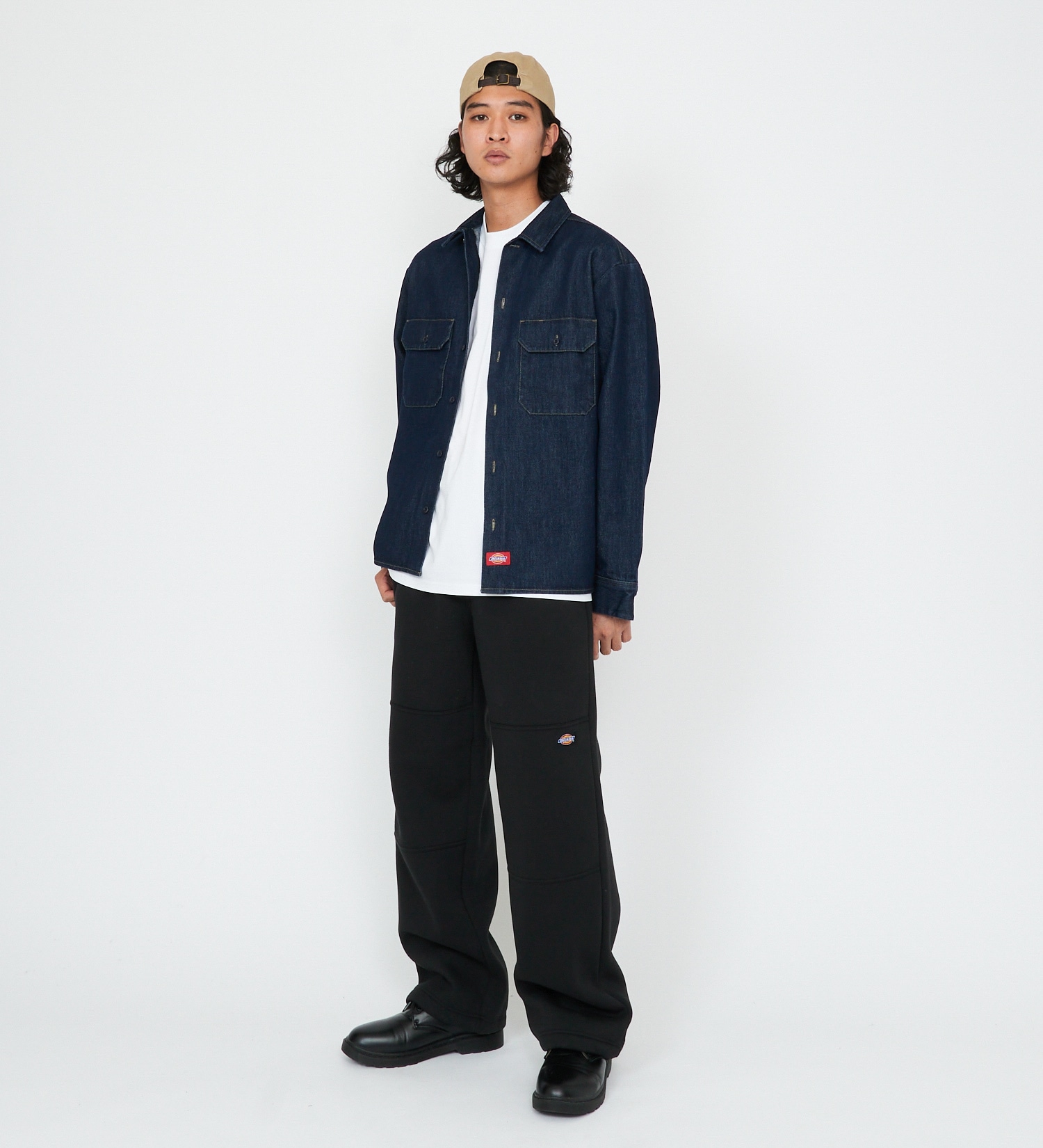 Dickies(ディッキーズ)のスウェットダブルニーワークパンツ|パンツ/パンツ/メンズ|ブラック