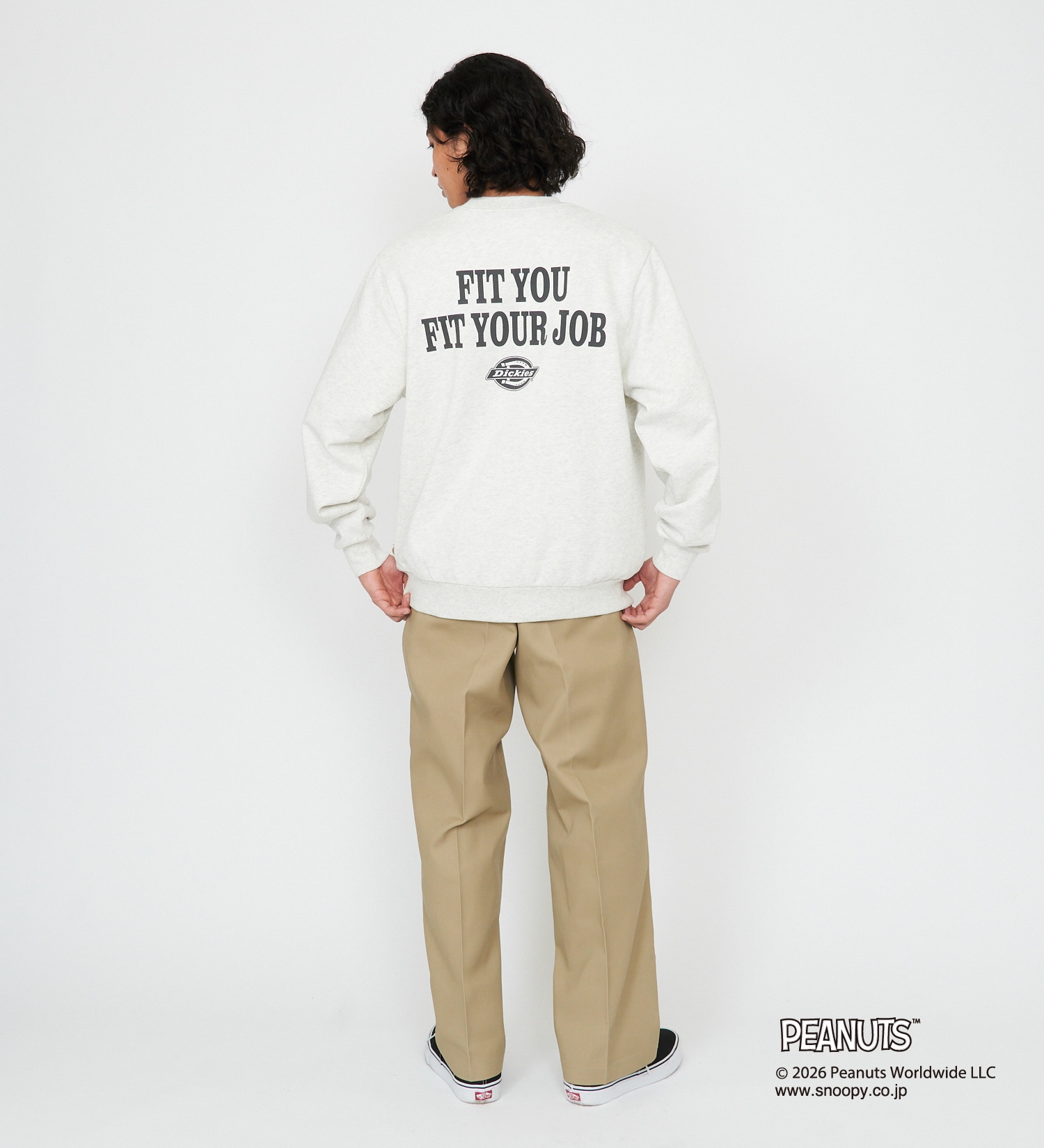 Dickies(ディッキーズ)のピーナッツ クルーネックスウェット チャーリーブラウン|トップス/スウェット/メンズ|ヘザ-グレー