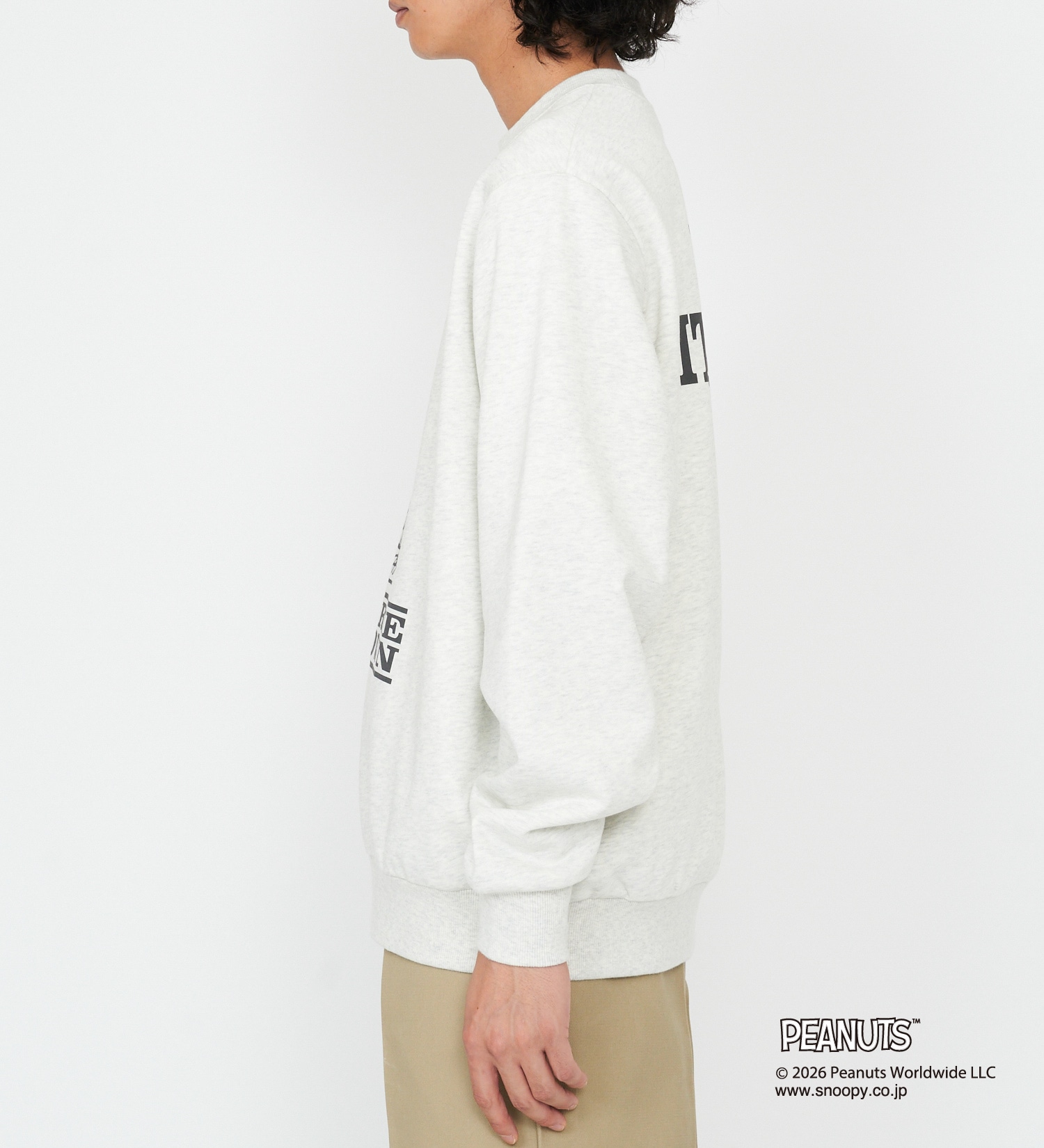 Dickies(ディッキーズ)のピーナッツ クルーネックスウェット チャーリーブラウン|トップス/スウェット/メンズ|ヘザ-グレー