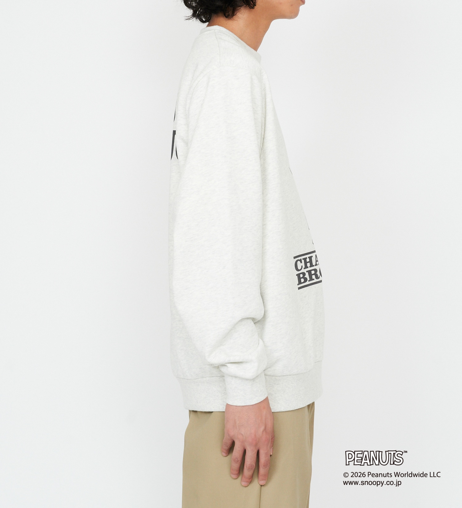 Dickies(ディッキーズ)のピーナッツ クルーネックスウェット チャーリーブラウン|トップス/スウェット/メンズ|ヘザ-グレー