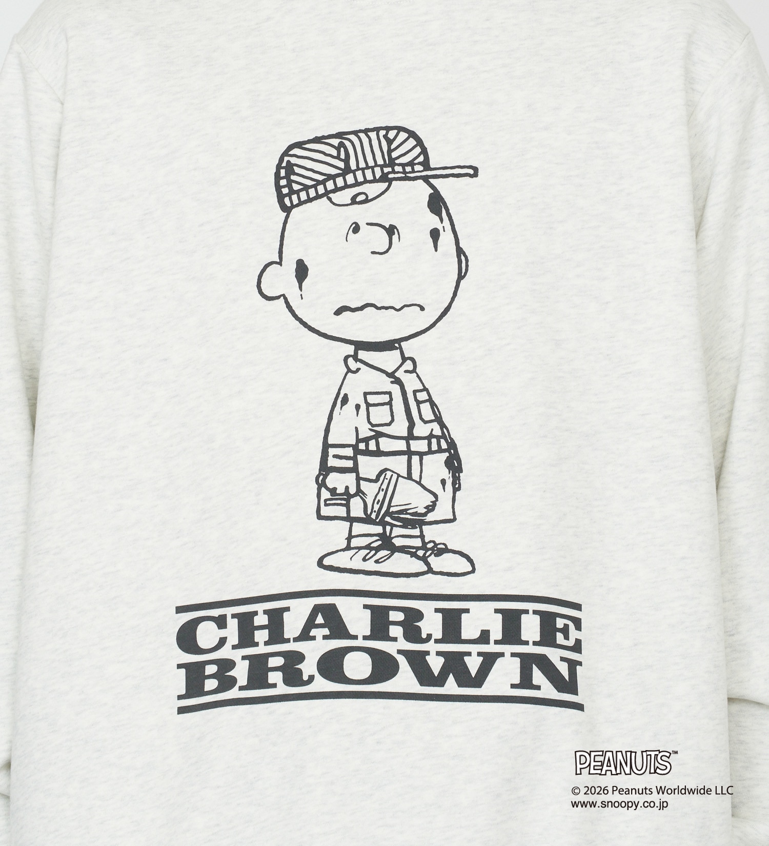 Dickies(ディッキーズ)のピーナッツ クルーネックスウェット チャーリーブラウン|トップス/スウェット/メンズ|ヘザ-グレー
