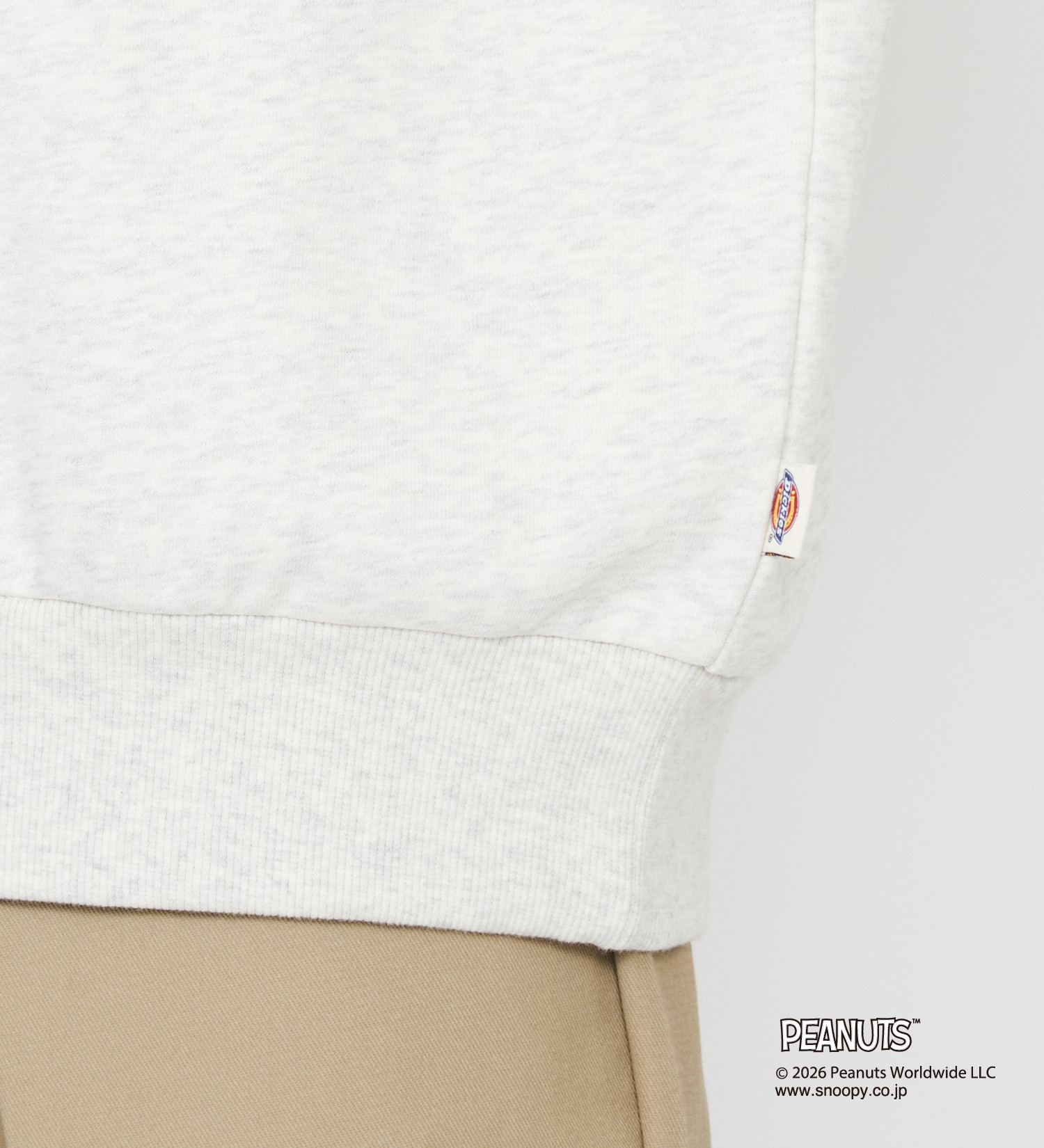 Dickies(ディッキーズ)のピーナッツ クルーネックスウェット チャーリーブラウン|トップス/スウェット/メンズ|ヘザ-グレー