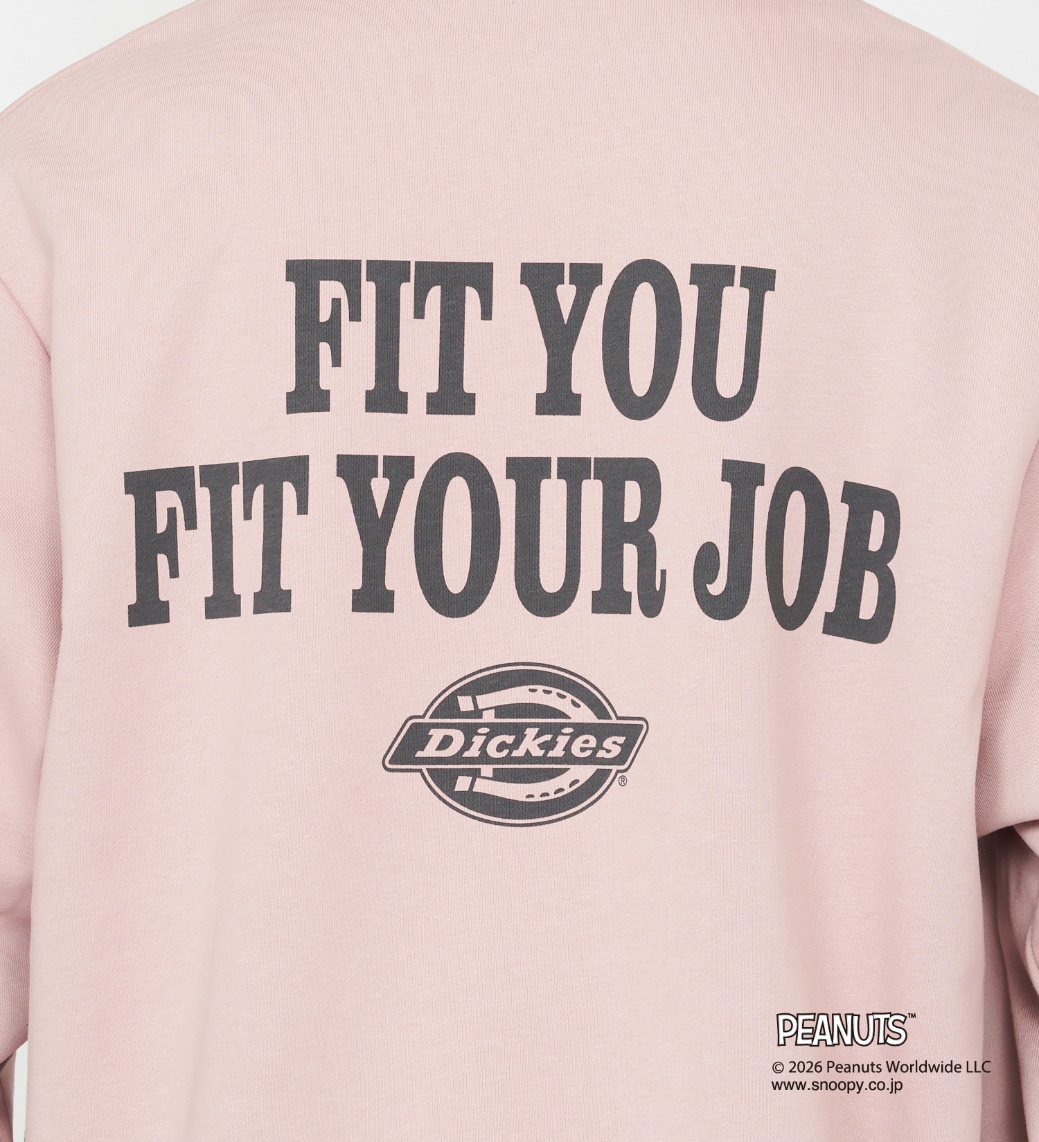 Dickies(ディッキーズ)のピーナッツ クルーネックスウェット チャーリーブラウン|トップス/スウェット/メンズ|ピンク