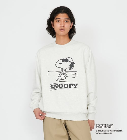 ピーナッツ クルーネックスウェット スヌーピー