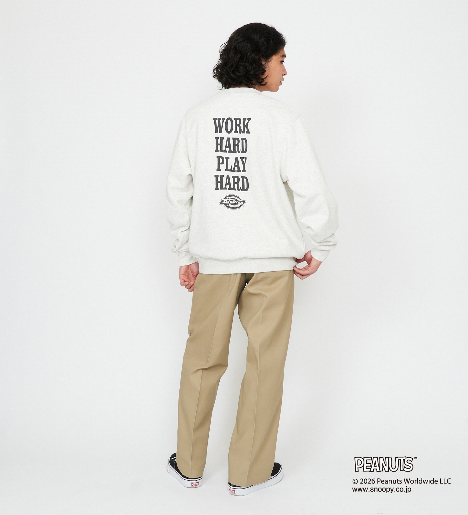 Dickies(ディッキーズ)のピーナッツ クルーネックスウェット スヌーピー|トップス/スウェット/メンズ|ヘザ－グレー