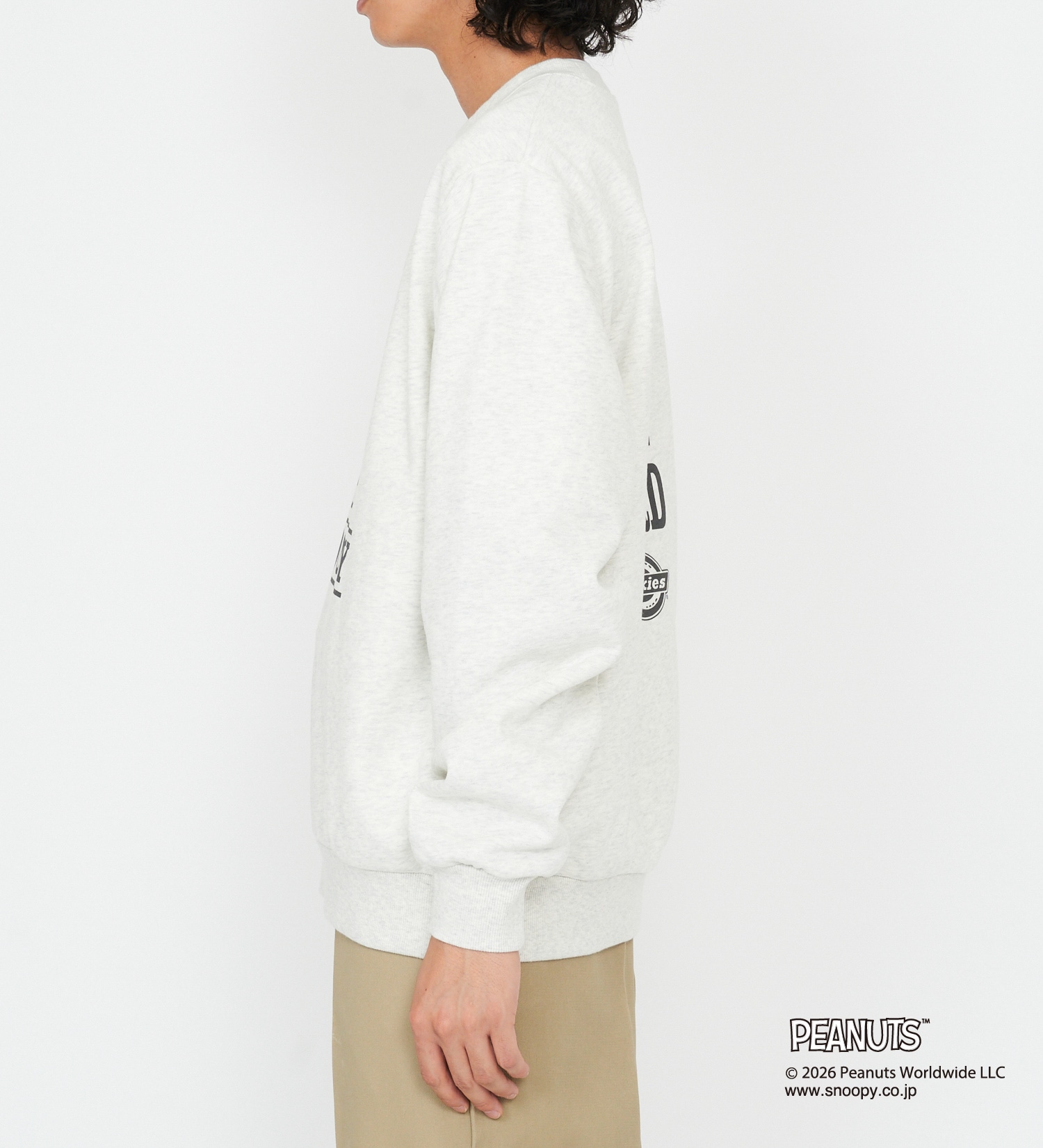 Dickies(ディッキーズ)のピーナッツ クルーネックスウェット スヌーピー|トップス/スウェット/メンズ|ヘザ－グレー