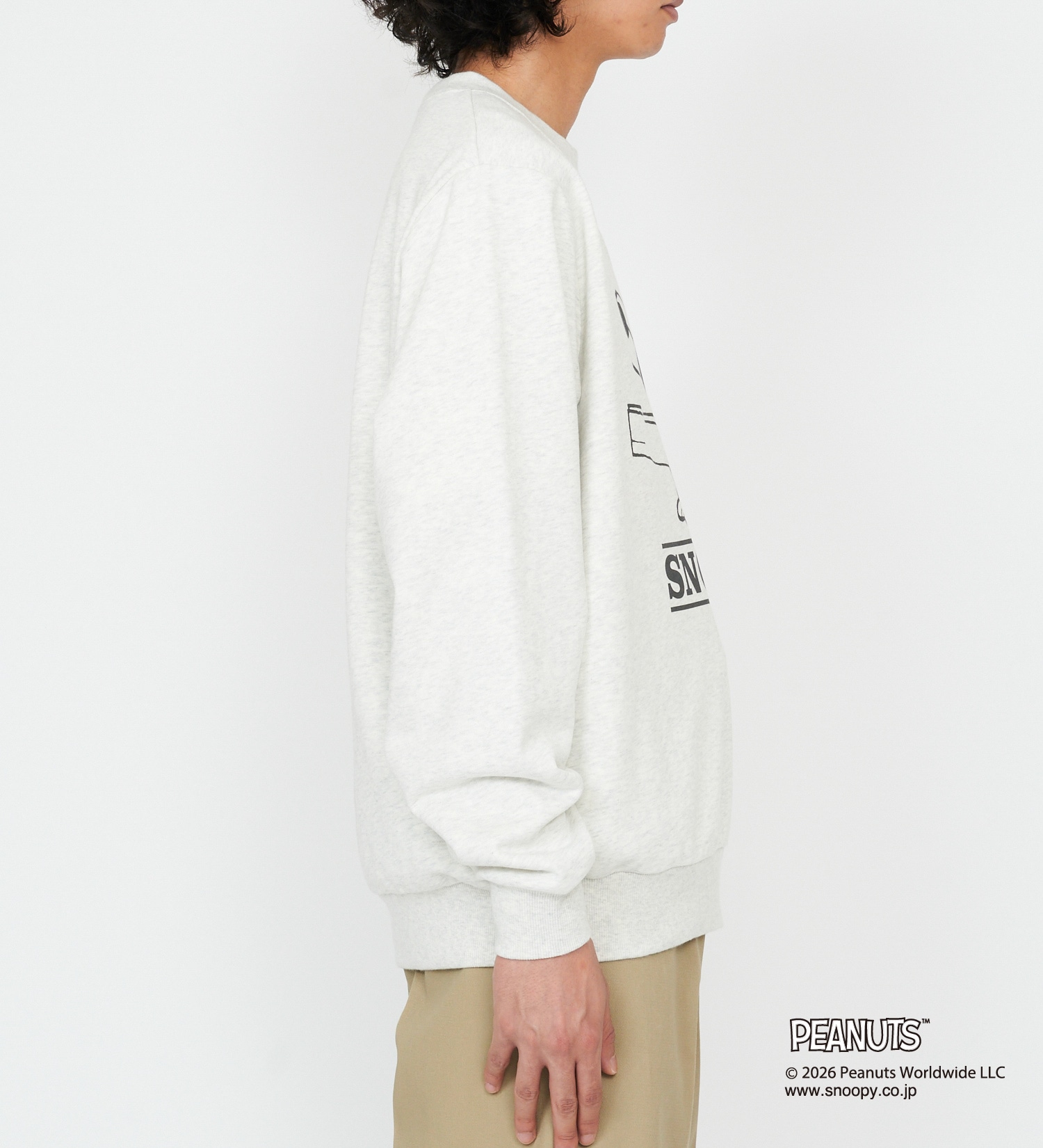 Dickies(ディッキーズ)のピーナッツ クルーネックスウェット スヌーピー|トップス/スウェット/メンズ|ヘザ－グレー