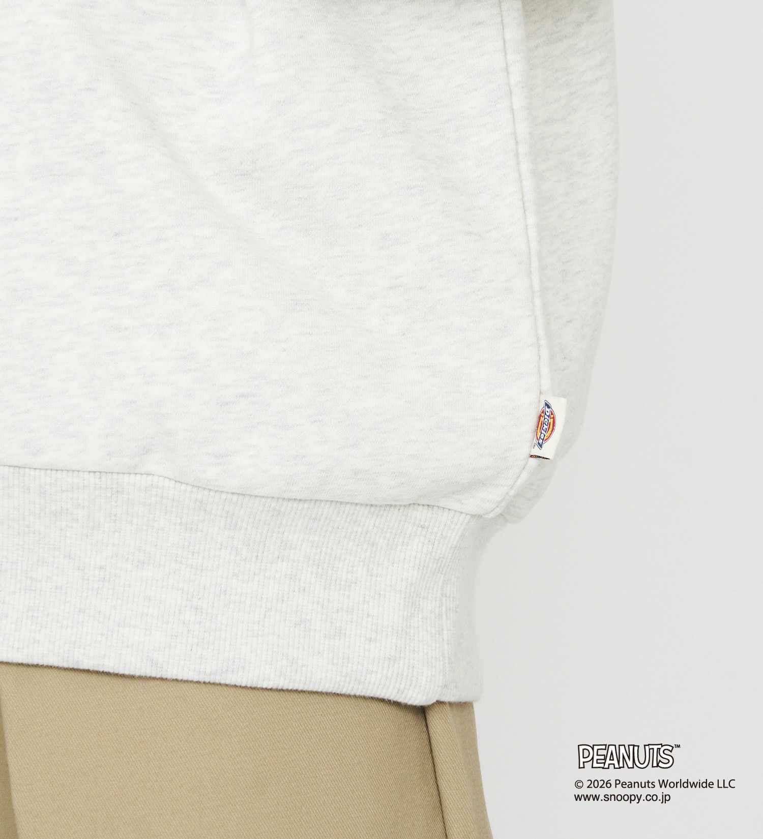 Dickies(ディッキーズ)のピーナッツ クルーネックスウェット スヌーピー|トップス/スウェット/メンズ|ヘザ－グレー