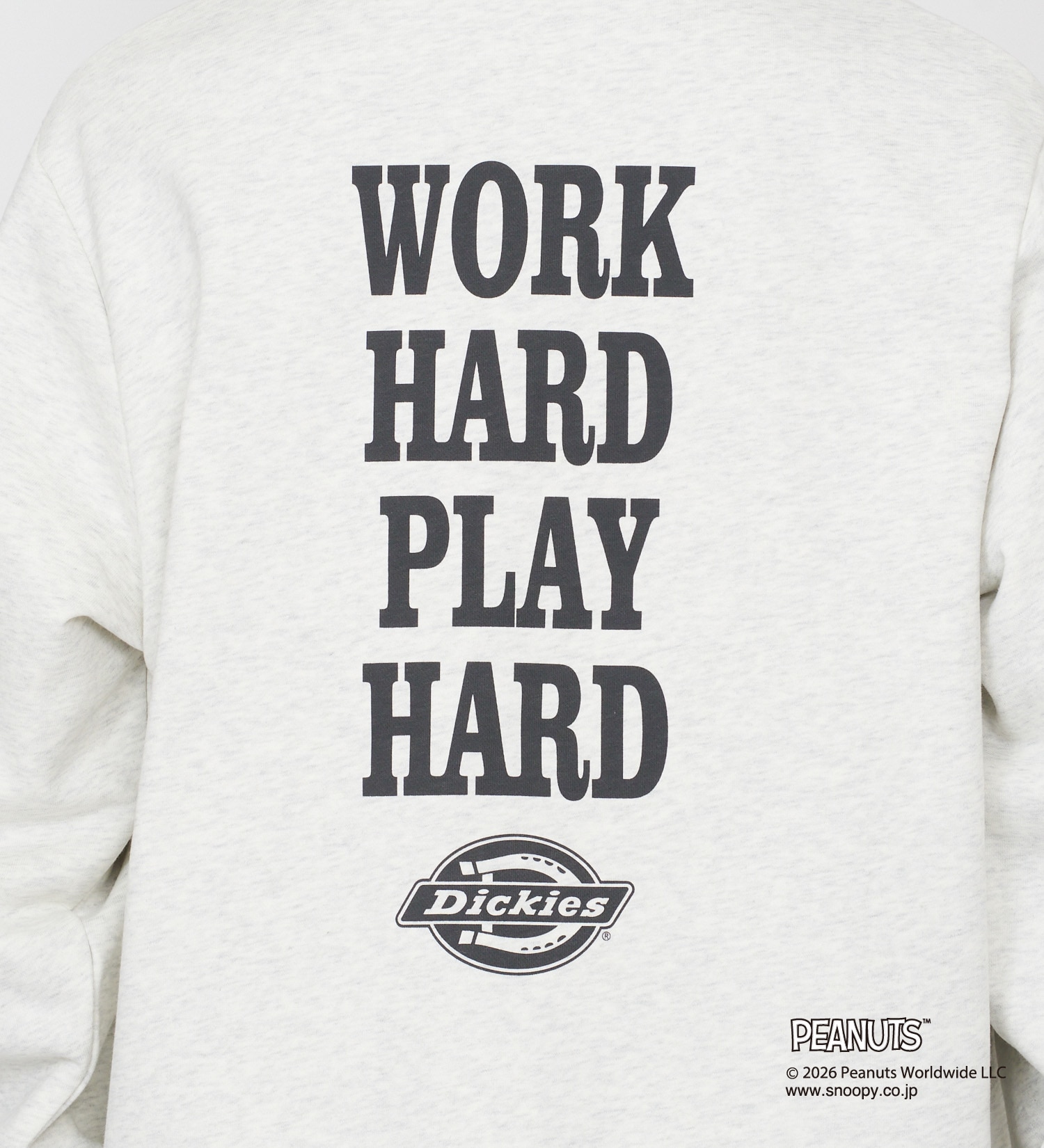 Dickies(ディッキーズ)のピーナッツ クルーネックスウェット スヌーピー|トップス/スウェット/メンズ|ヘザ－グレー