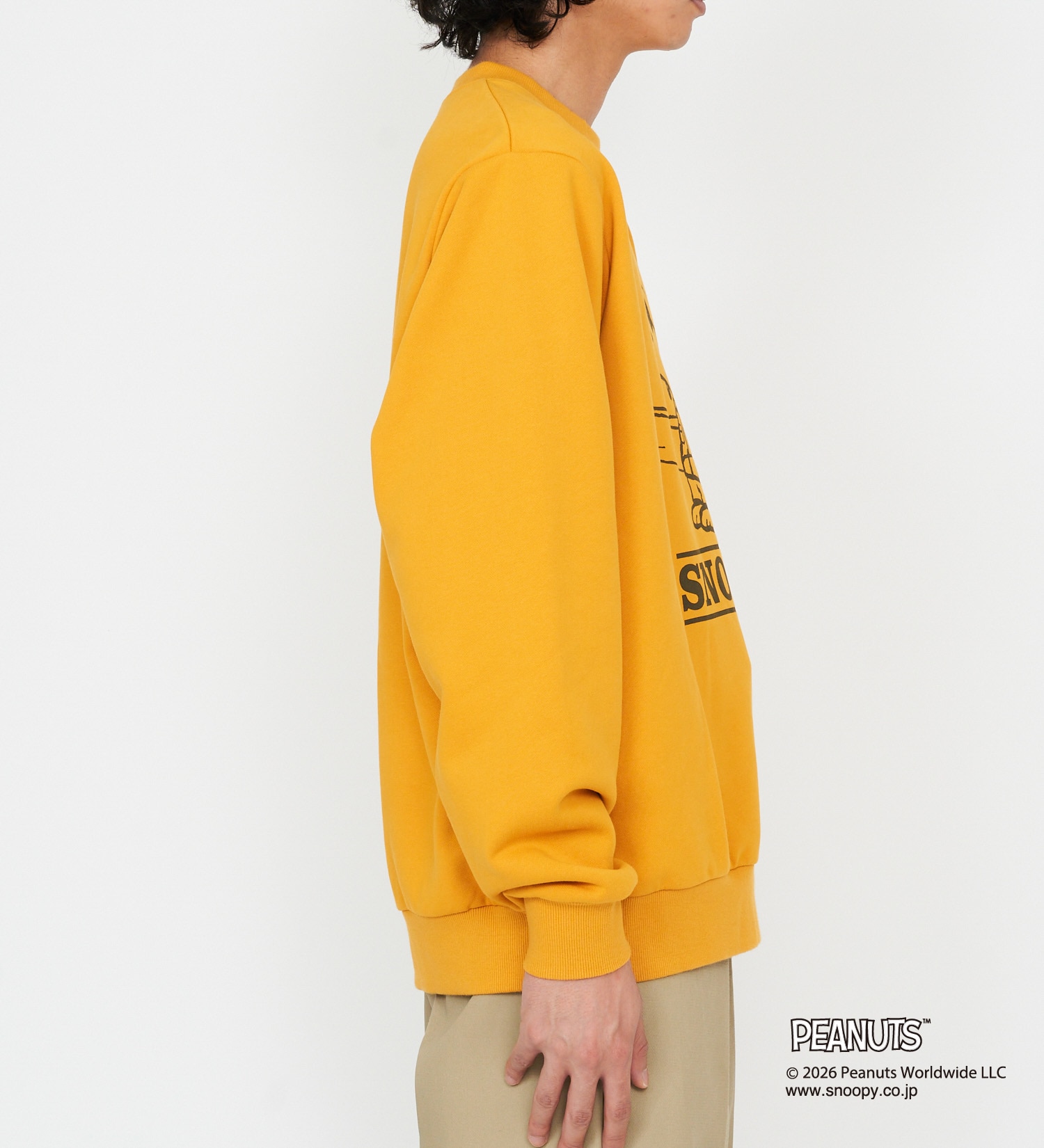 Dickies(ディッキーズ)のピーナッツ クルーネックスウェット スヌーピー|トップス/スウェット/メンズ|マスタード