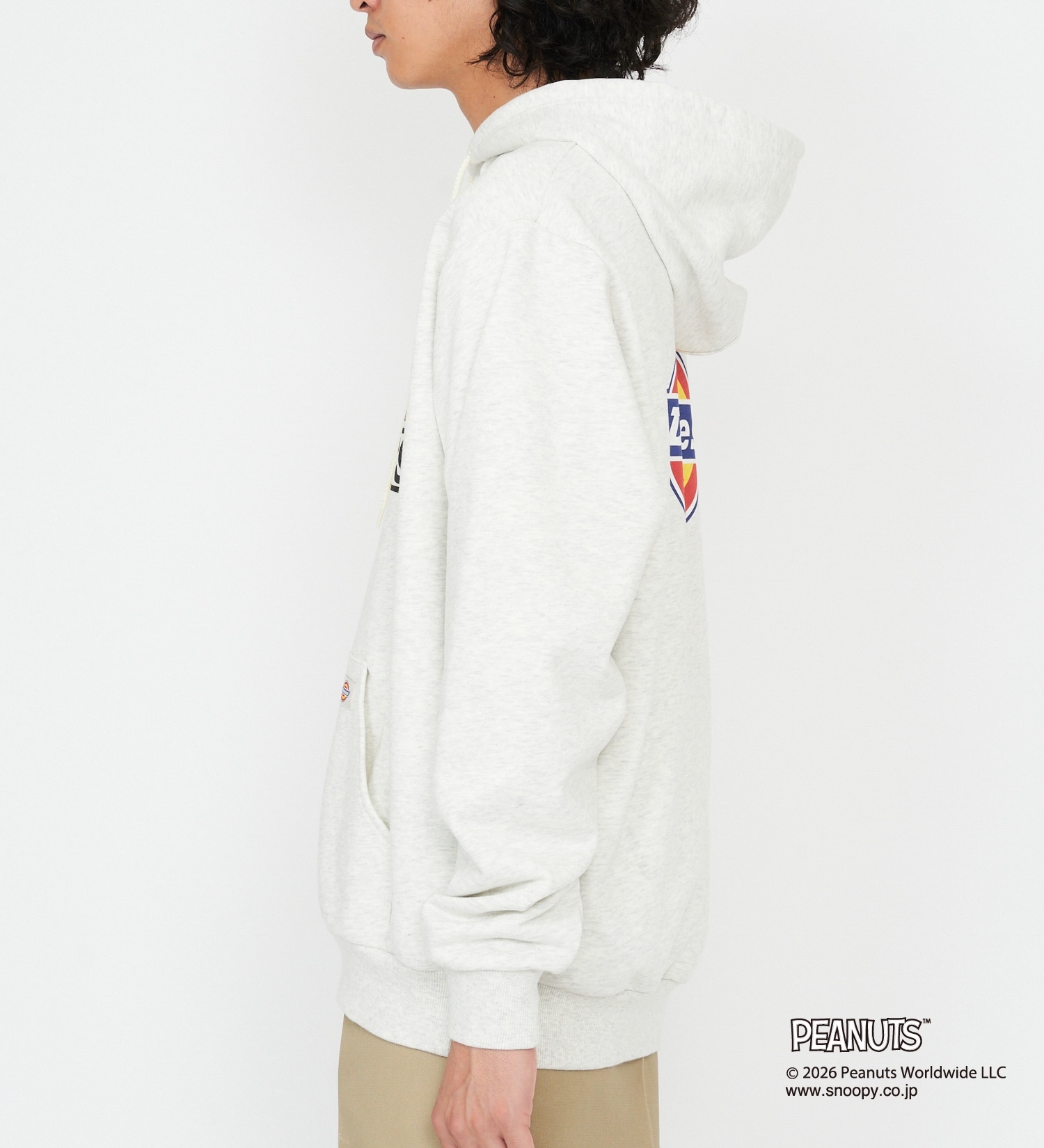 Dickies(ディッキーズ)のピーナッツ フーディ チャーリー ブラウン|トップス/パーカー/メンズ|ヘザ－グレー