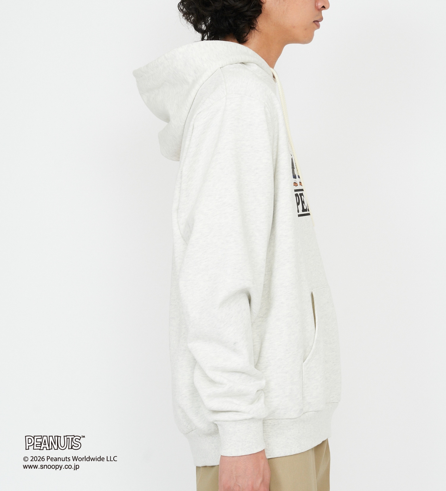 Dickies(ディッキーズ)のピーナッツ フーディ チャーリー ブラウン|トップス/パーカー/メンズ|ヘザ－グレー